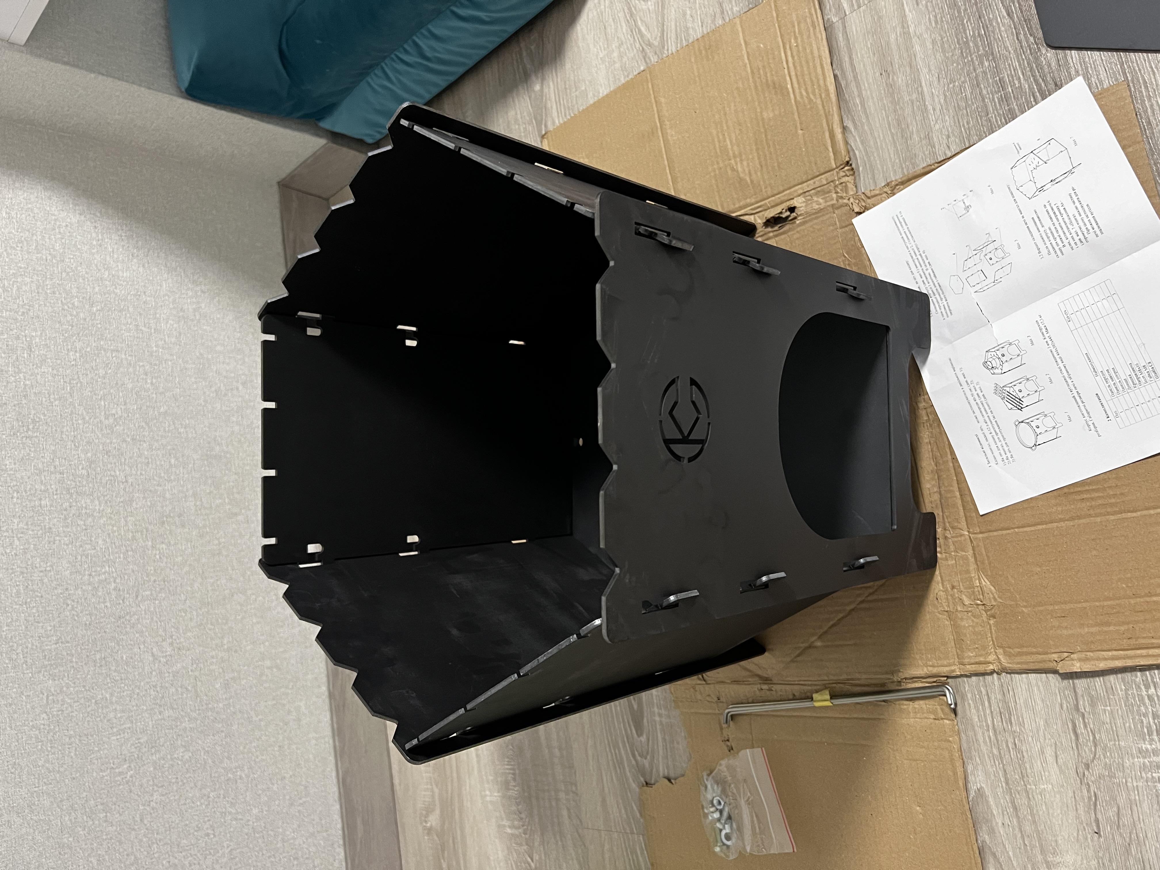 Мангал-печь Казан в реальных условиях использования от пользователя Юрій.