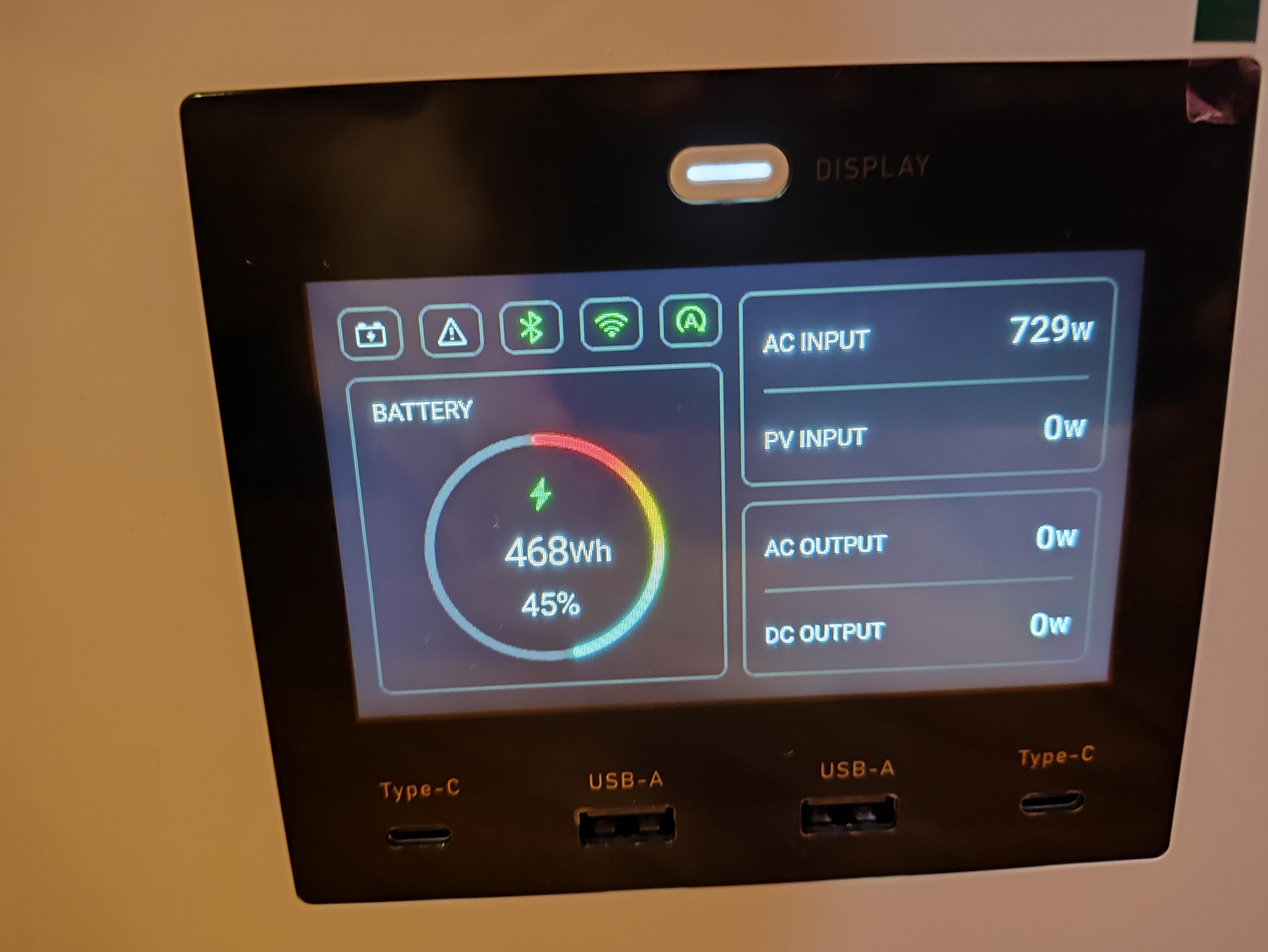 Фото: Зарядная станция Marstek M1200 1800 Вт (1030 Вт·ч), отправлено покупателем Евгений Зарядная станция Marstek M1200 1800 Вт (1030 Вт·ч) в реальных условиях использования от покупателя Евгений.