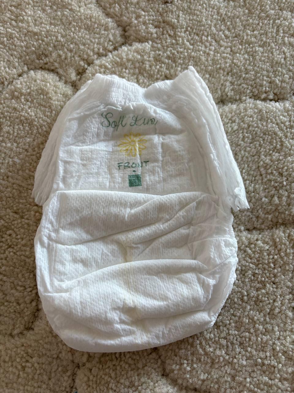 Фото: Подгузники - трусики для детей EVA Soft Pants р. 7 (15194225), отправлено покупателем Валерія Подгузники - трусики для детей EVA Soft Pants р. 7 (15194225) в реальных условиях использования от покупателя Валерія.