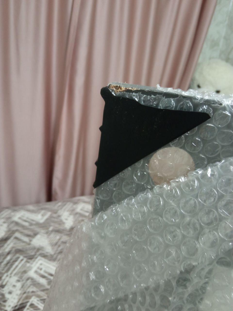 Туалетный столик с подсветкой ТЗ-Лайт Дабл 1600х1200х400 мм Антрацит/Белый в реальных условиях использования от покупателя Лукова Анастасія.