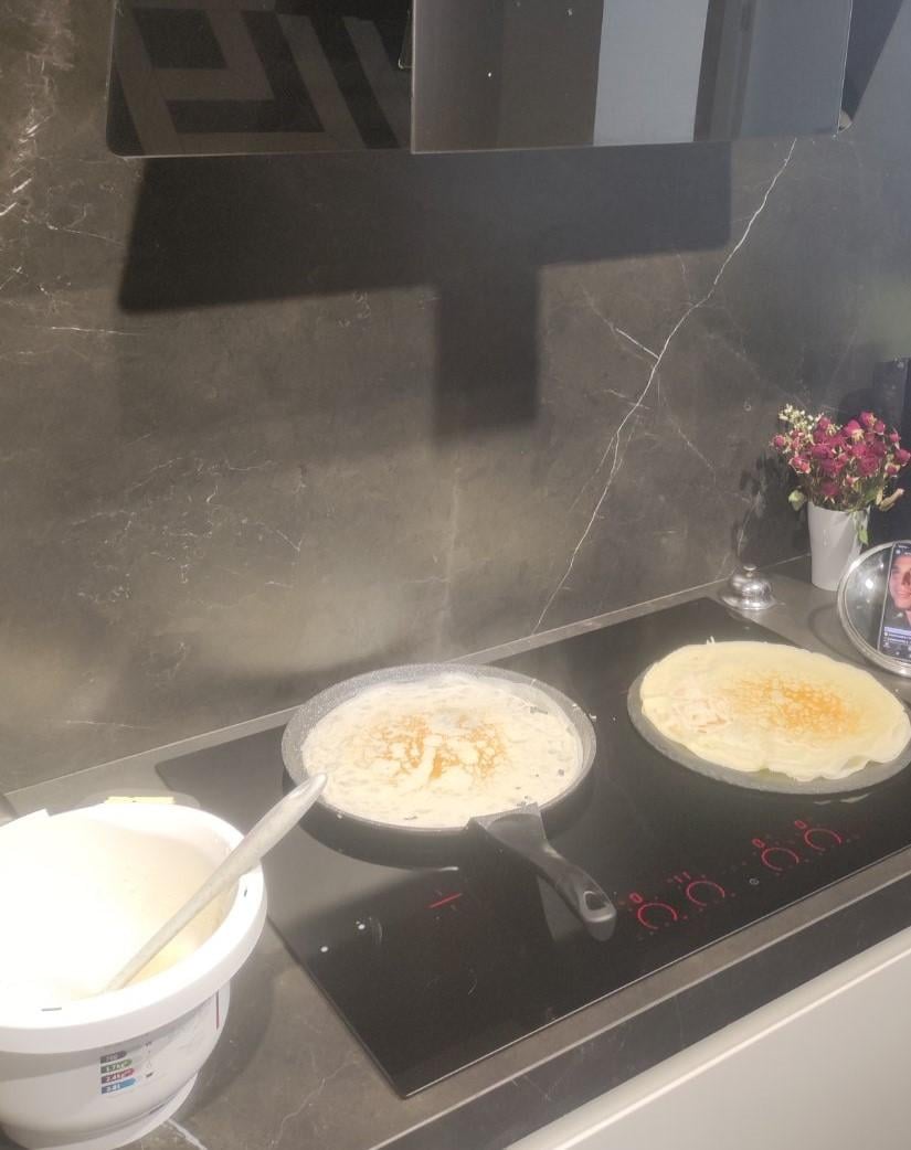 Сковорода для блинов Kela Stella Nova 32 см (12223) в реальных условиях использования от покупателя Вікторія.