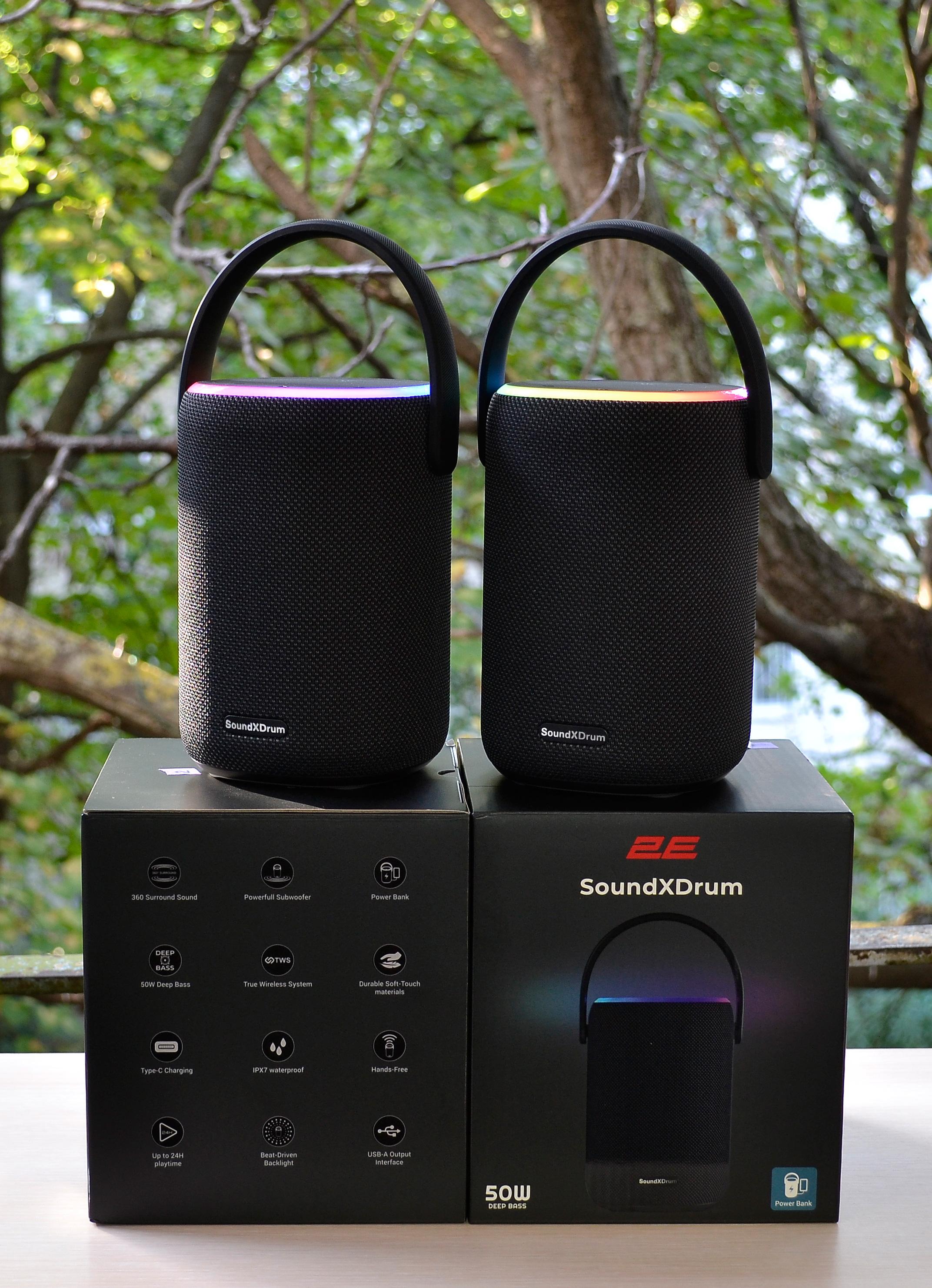 Акустична система 2E SoundXDrum TWS MP3 Wireless Waterproof black (2E-BSSXDWBK) у реальних умовах використання від користувача Сергей.