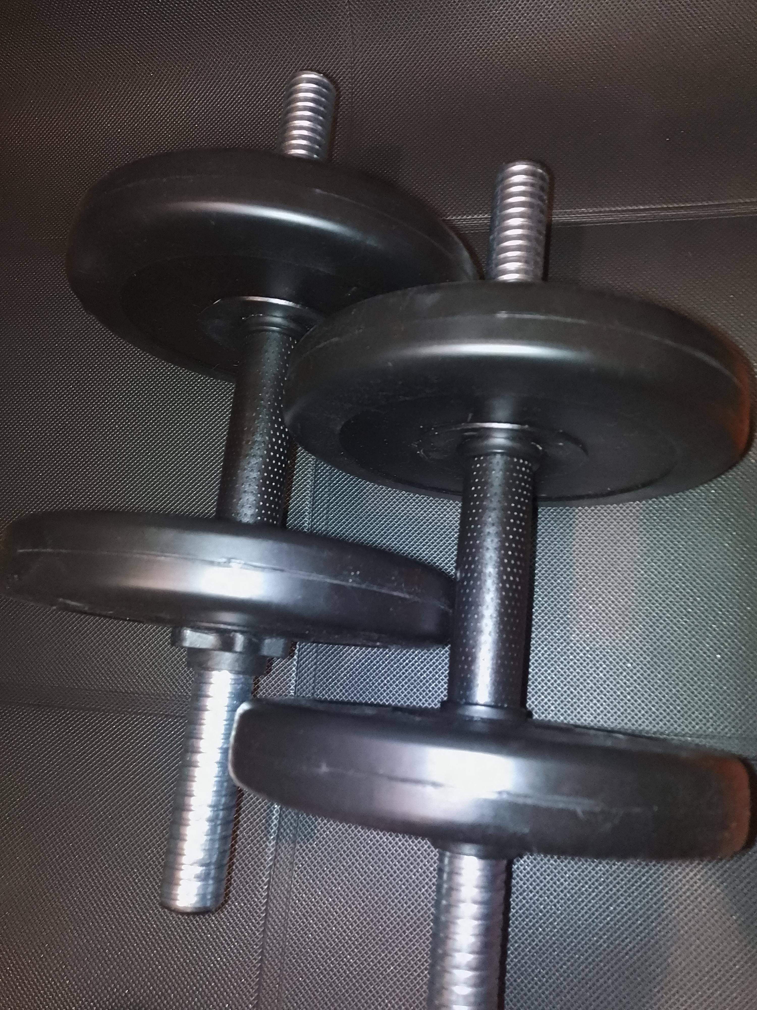 Гантелі розбірні Neo-Sport 2 шт. по 16 кг (2x16kg-2) у реальних умовах використання від покупця Валерій.