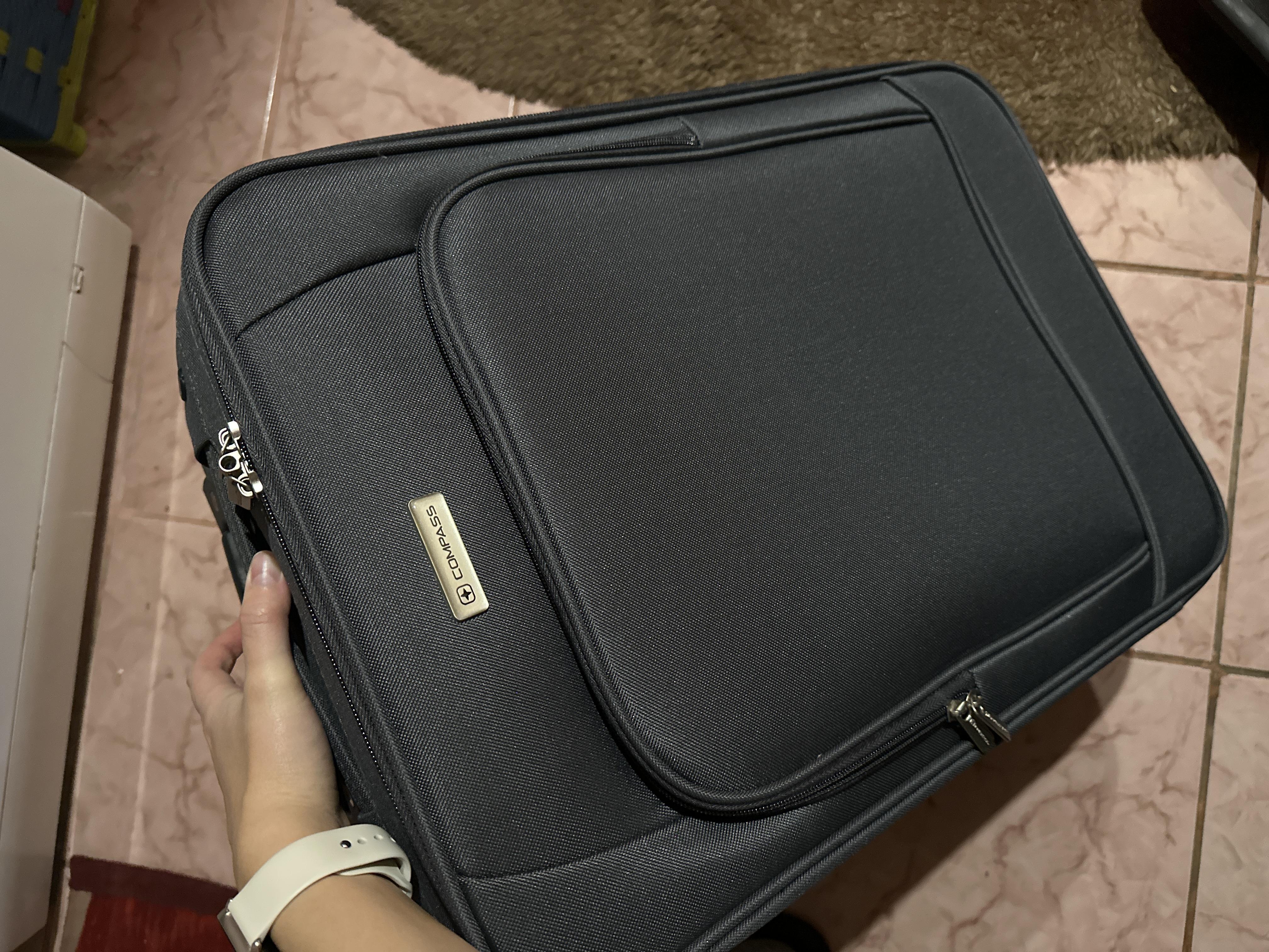 Чемодан Compass MS-2502 80 л коричневый 46x27x74 см L в реальных условиях использования от покупателя Вікторія.