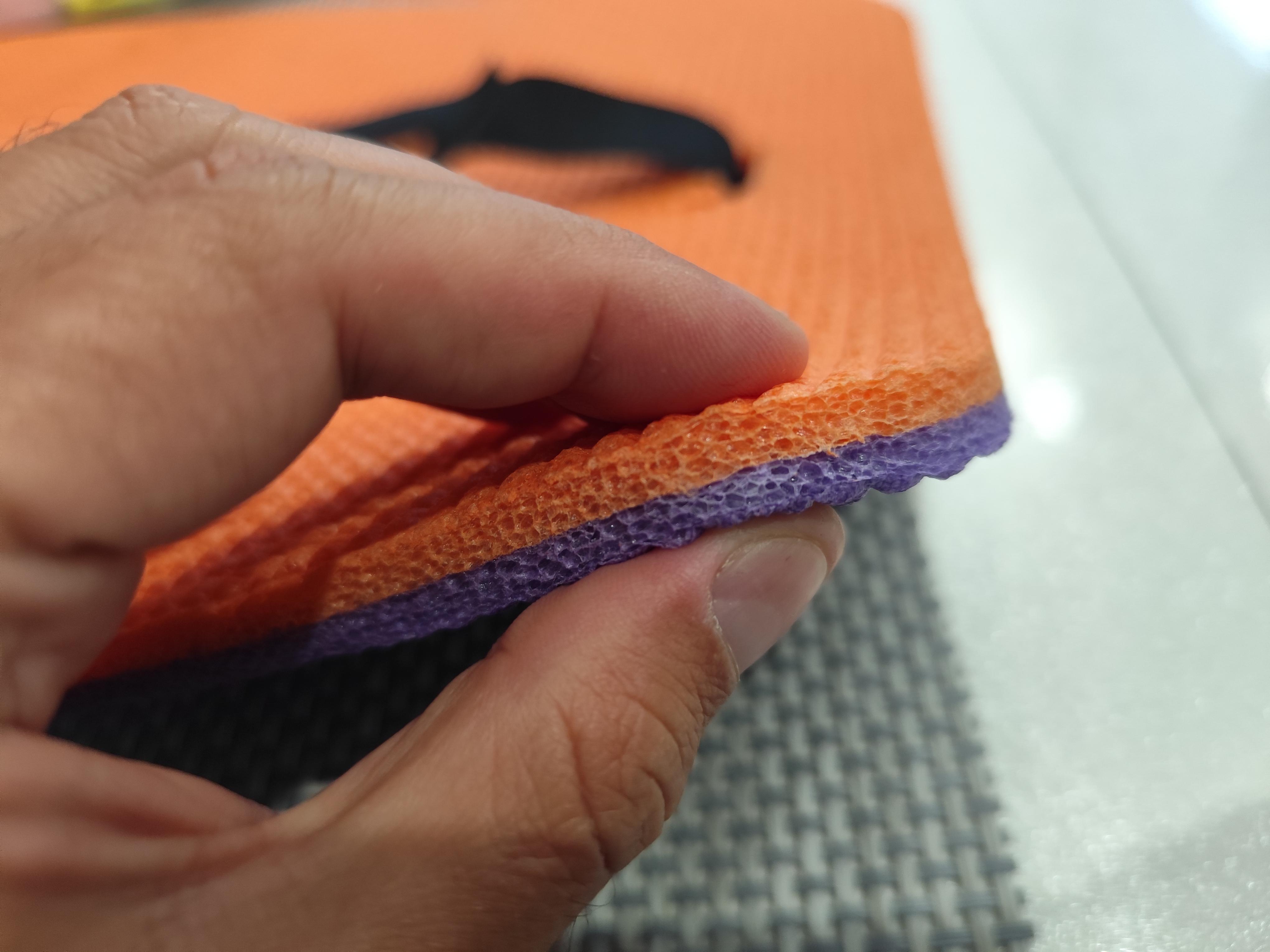 Сиденье Ланор Гора 40x30 см фиолетовыйоранжевый в реальных условиях использования от пользователя Володимир.