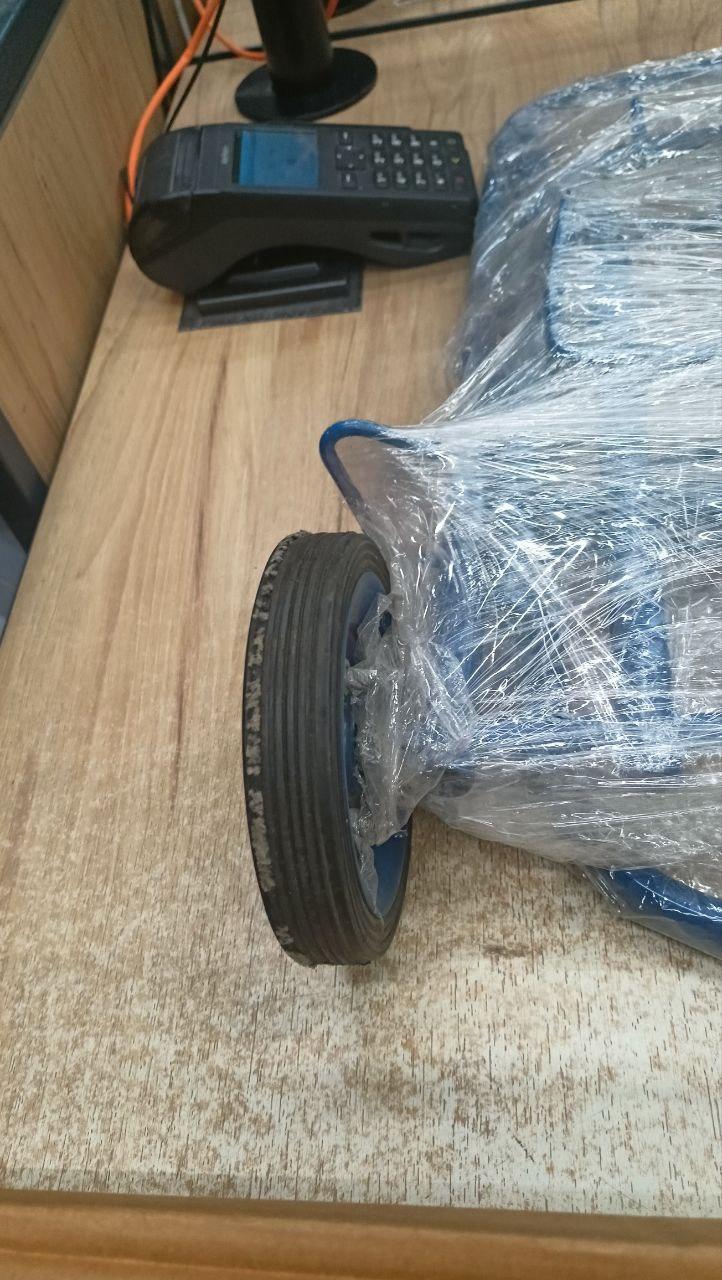 Тележка ручная складная до 35 кг (23-235) в реальных условиях использования от покупателя Олексій.