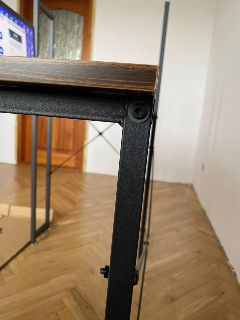 Фото: Комп'ютерний стіл зі стелажем Bonro BN-003 120x60 см Коричневий, надіслане покупцем Олег Комп'ютерний стіл зі стелажем Bonro BN-003 120x60 см Коричневий у реальних умовах використання від покупця Олег.