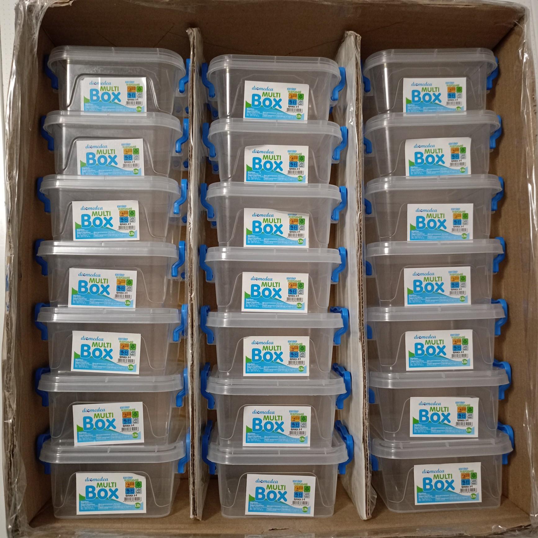 Контейнер для хранения Diomedea MultiBox 10 л низкий пластик в реальных условиях использования от покупателя Покупець.