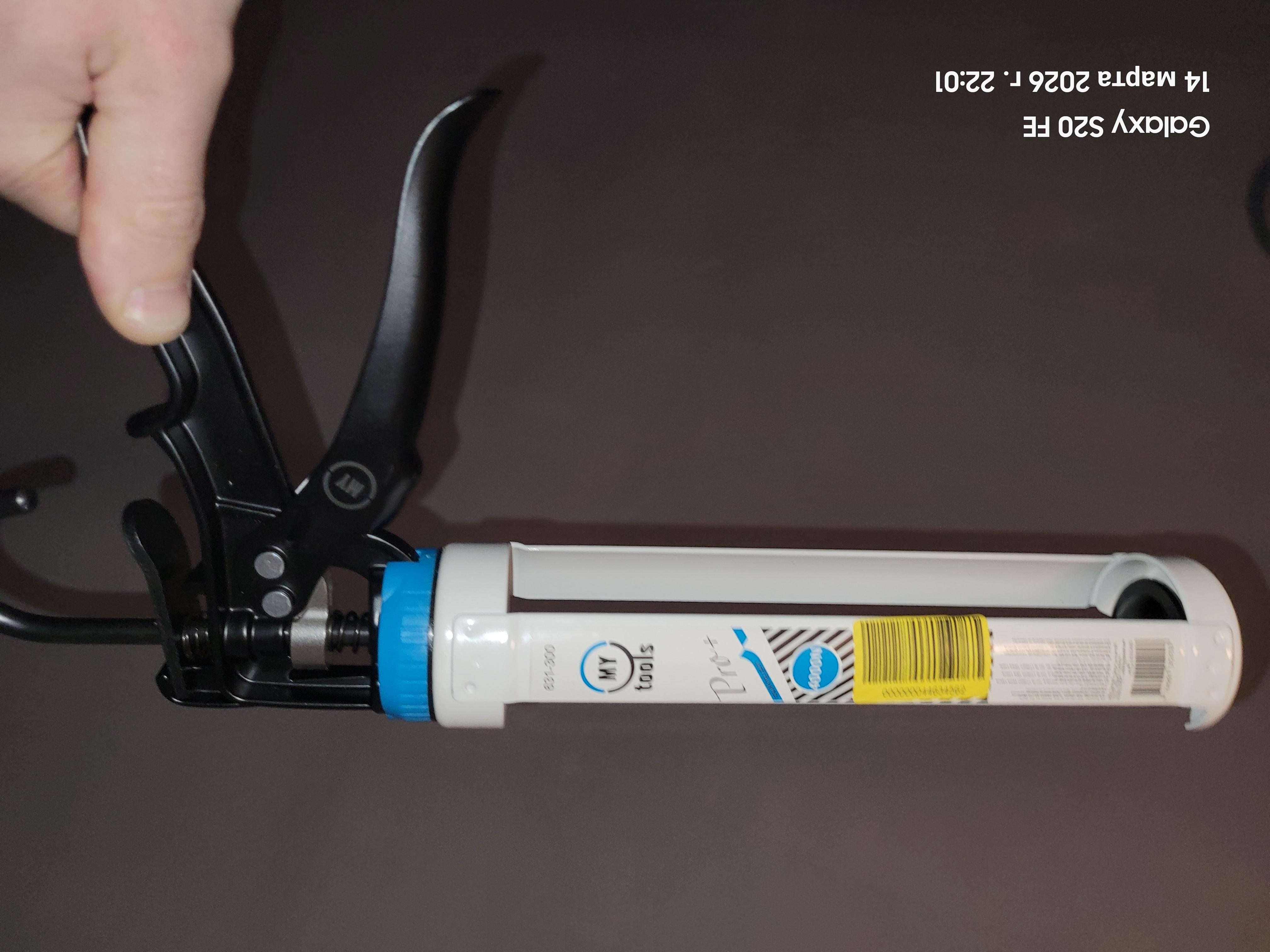 Пистолет для герметика My Tools 390 мм Pro + 631-300 в реальных условиях использования от пользователя Илья.