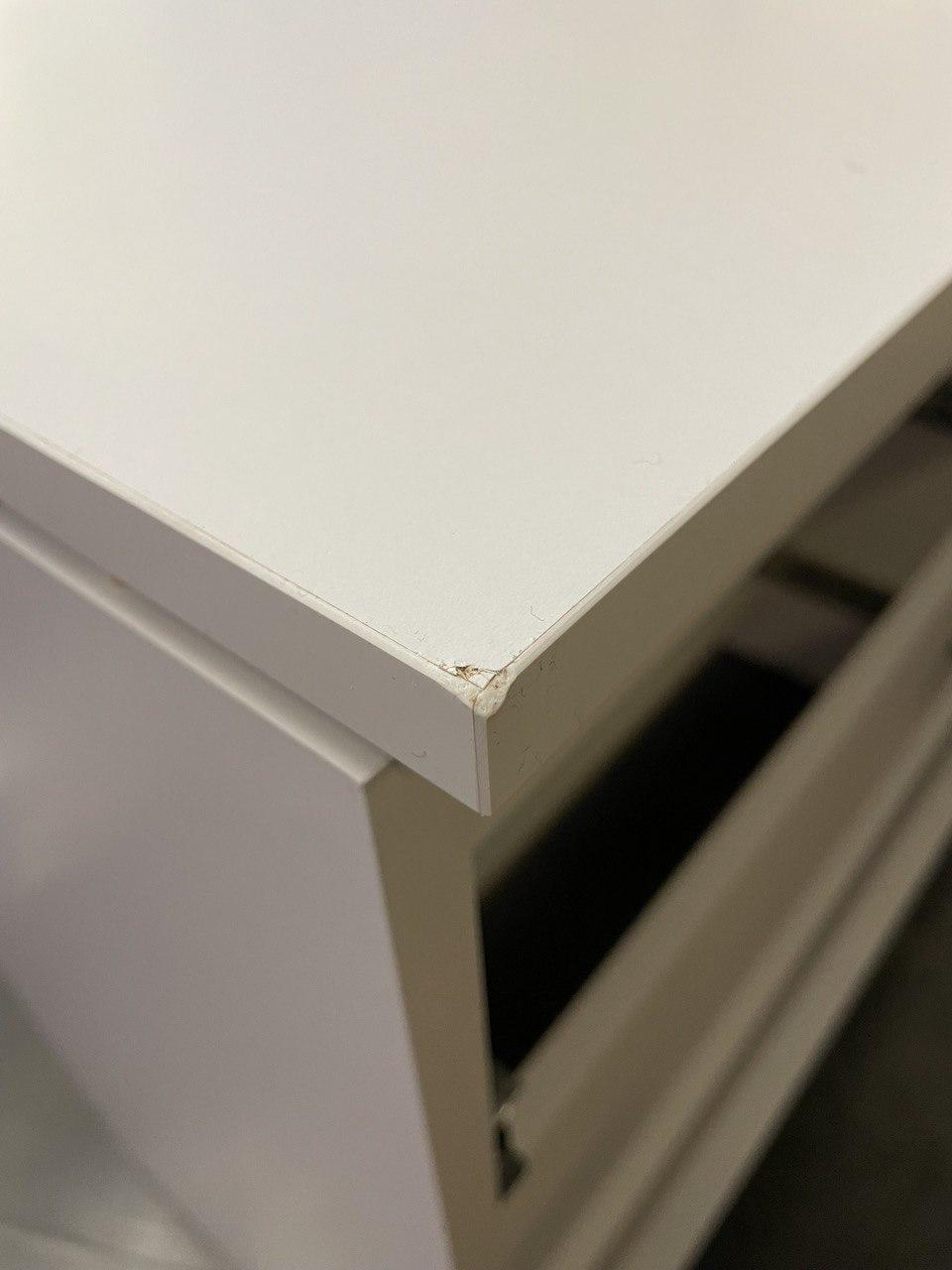 Комод на 3 ящика без ручек FT-214 800х400х755 мм Антрацит в реальных условиях использования от покупателя Анна.