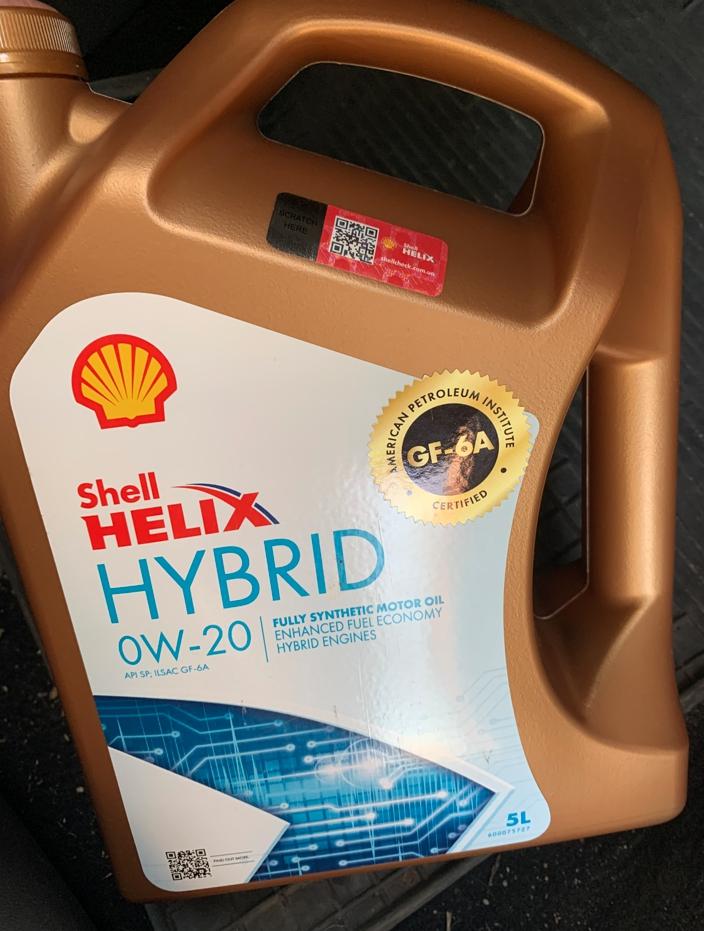 Фото: Моторное масло синтетическое SHELL Helix HYBRID 0W-20 5 л (ТОВ-У512916), отправлено пользователем Володя Моторное масло синтетическое SHELL Helix HYBRID 0W-20 5 л (ТОВ-У512916) в реальных условиях использования от пользователя Володя.