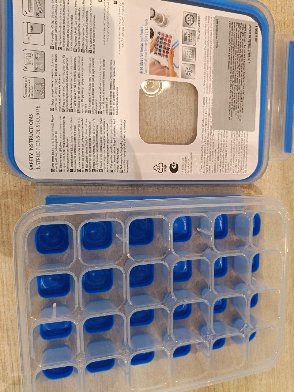 Форма для льоду Tefal MASTERSEAL FRESH K3023612 у реальних умовах використання від користувача Лілія Маренич.