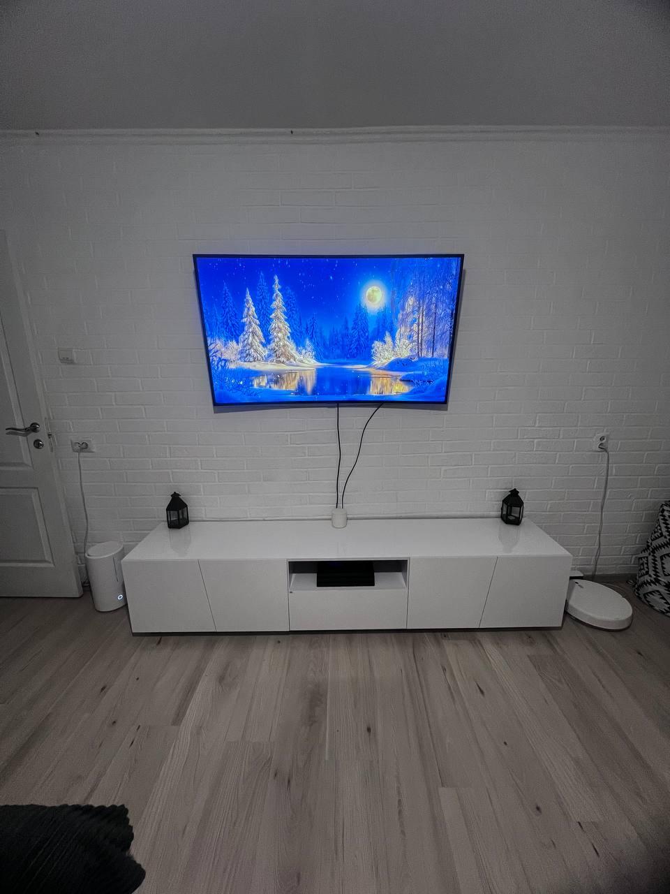 Тумба под ТВ Лиза нимфея альба в реальных условиях использования от пользователя Володимир.
