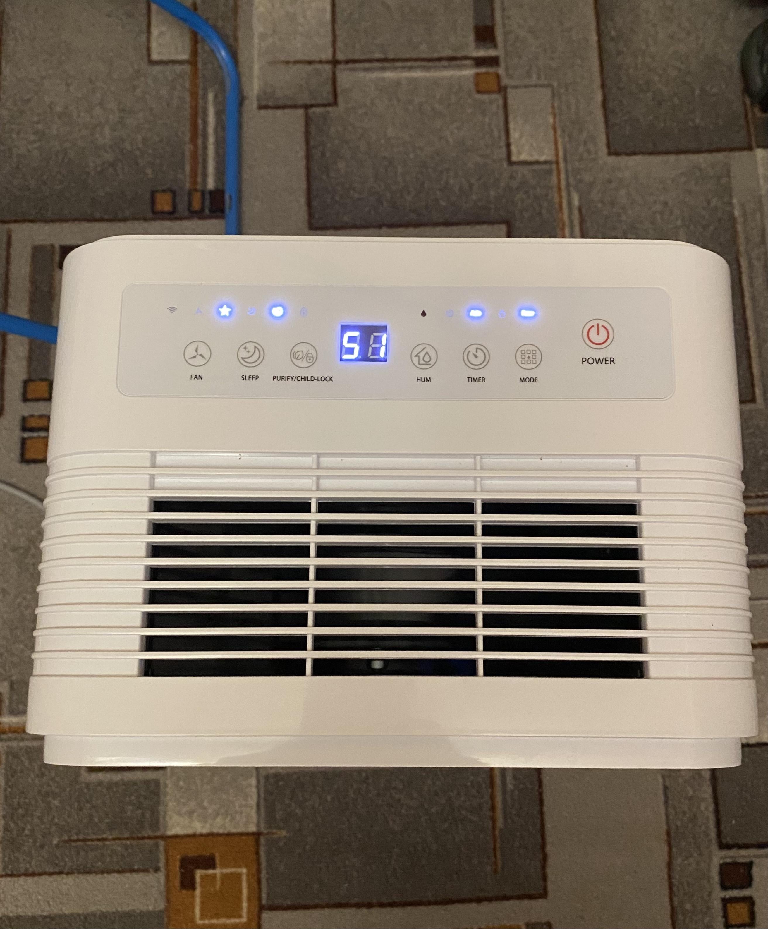 Фото: Осушитель воздуха Mycond Roomer Smart 12, отправлено покупателем Ольга Осушитель воздуха Mycond Roomer Smart 12 в реальных условиях использования от покупателя Ольга.