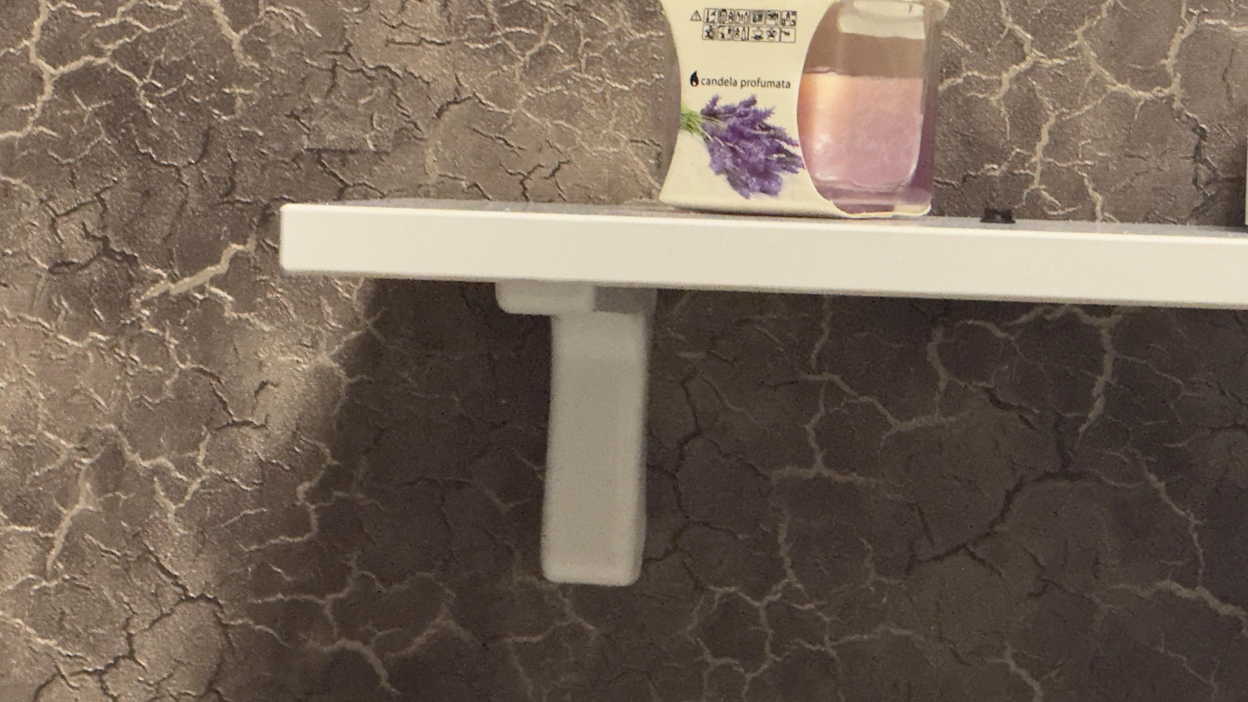 Кронштейн для полок DC К-08 монтажный металлический с пластиковой накладкой L240 мм коричневый упаковка 2 шт в реальных условиях использования от покупателя Олег.