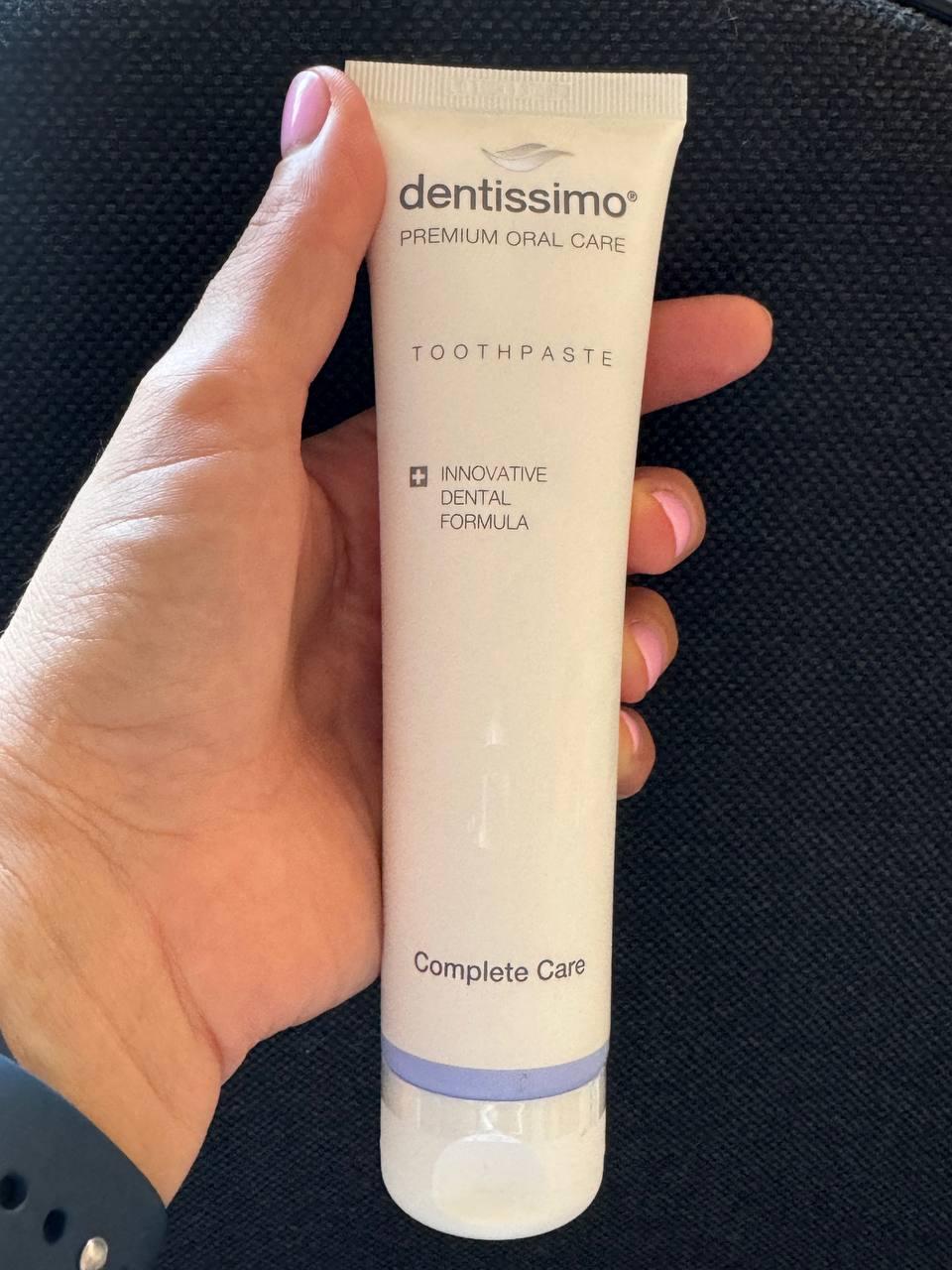 Зубная паста Dentissimo Complete Care 75 мл в реальных условиях использования от пользователя Наталі.