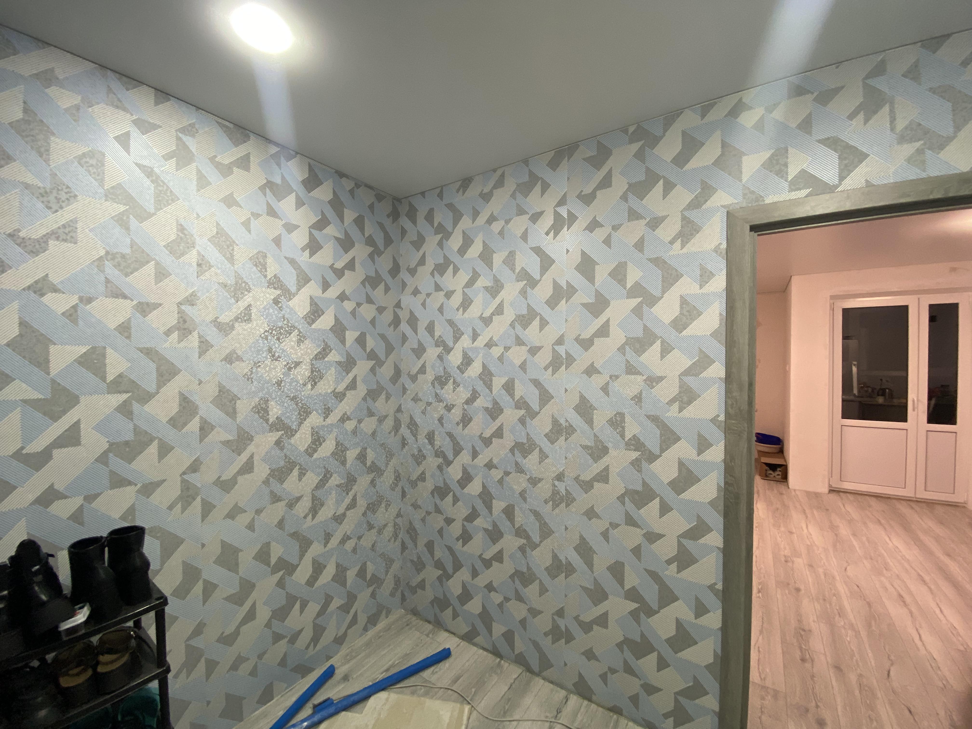 Обои Sintra Lorraine MATRIX 342015 в реальных условиях использования от пользователя Юля.