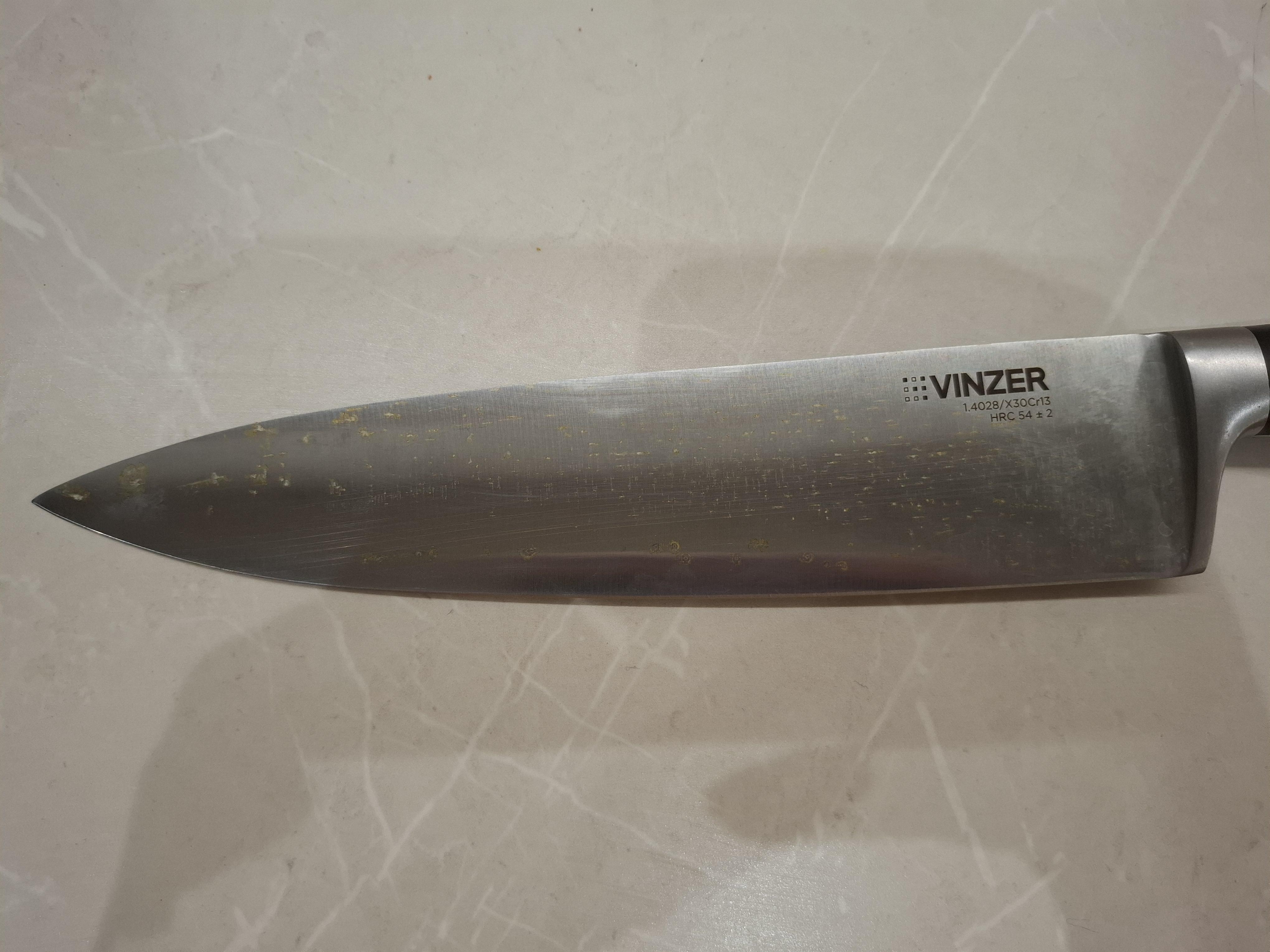 Набор ножей Vinzer CLASSIC 5 предметов 50114 в реальных условиях использования от пользователя Олена.