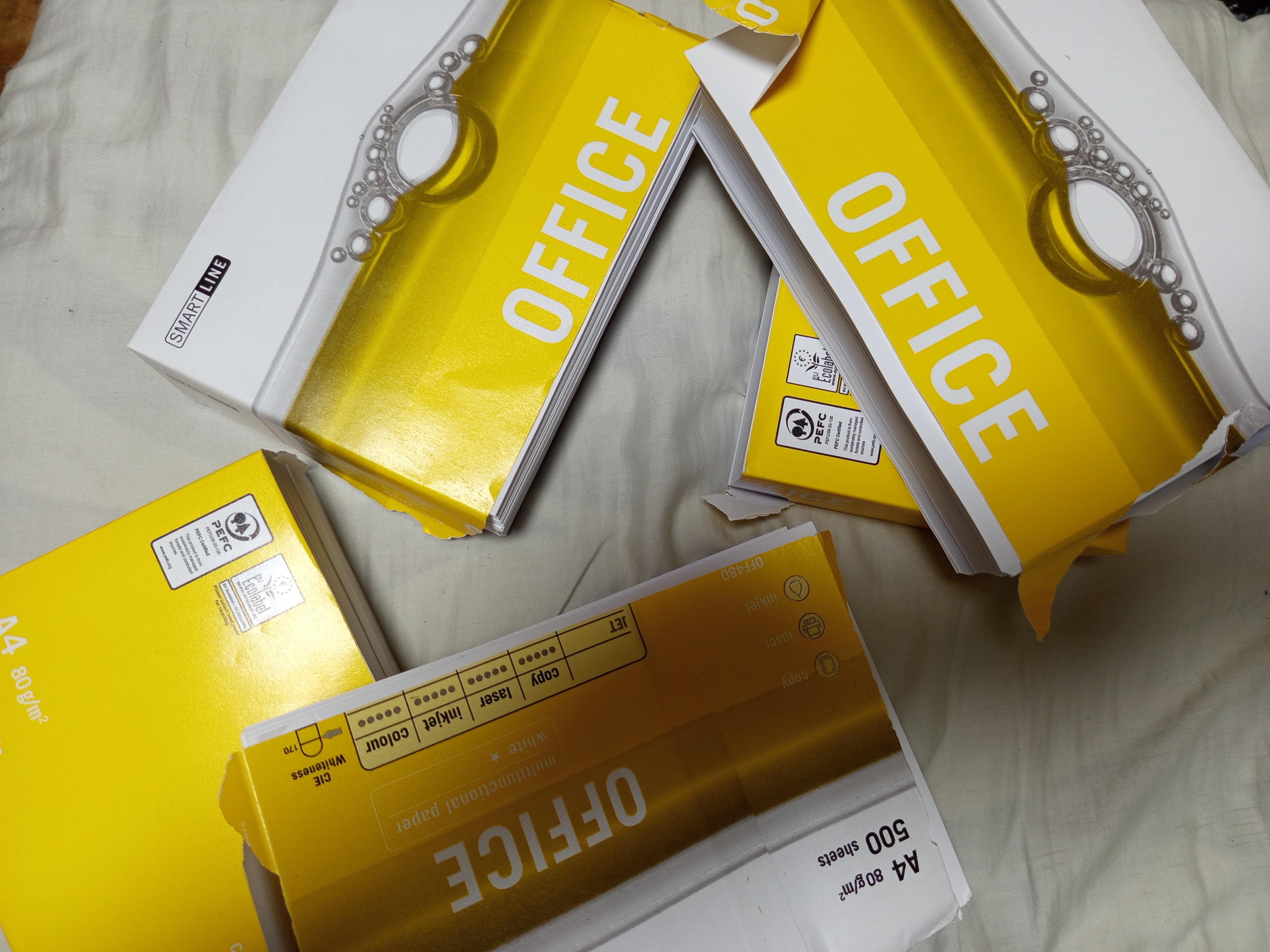 Бумага офисная Crystal А5 80г/м2 500 листов (21540448) в реальных условиях использования от пользователя Аліна.