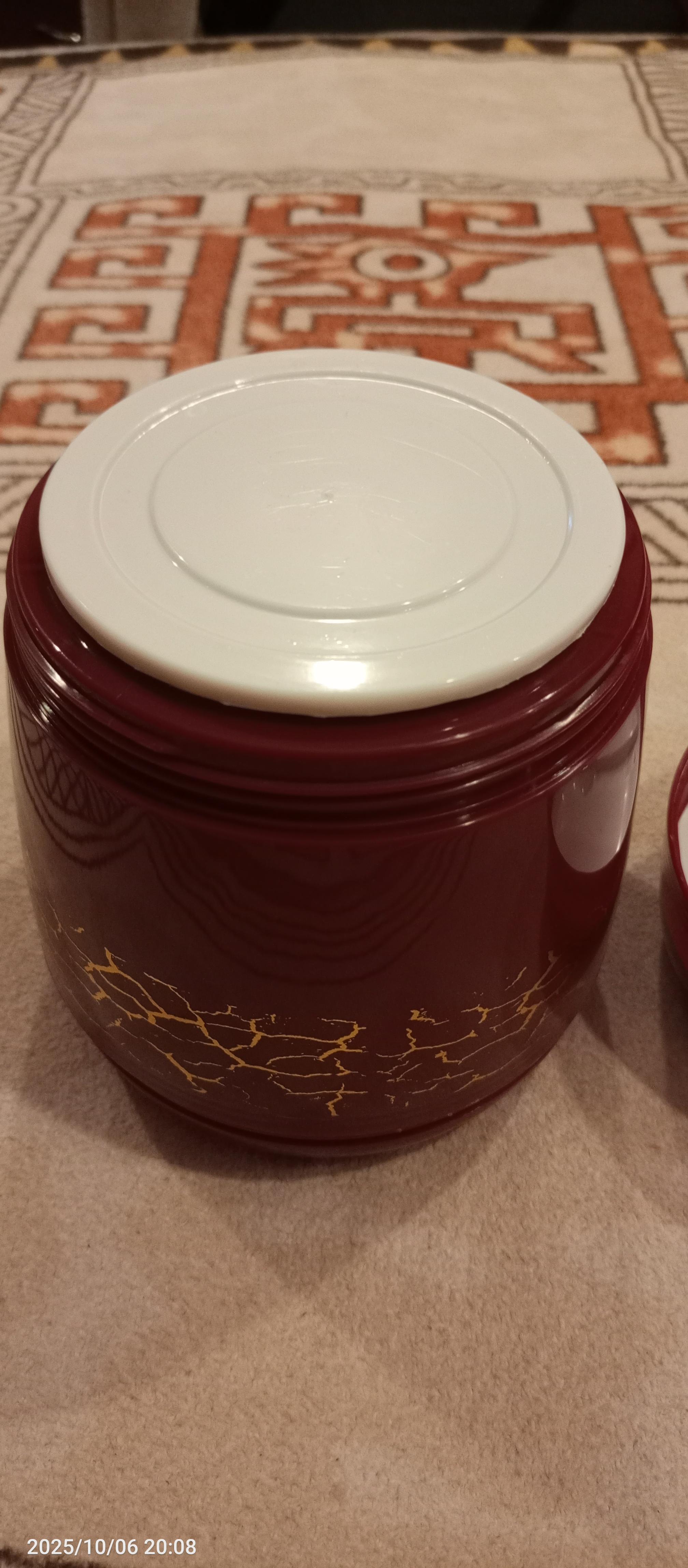 Термос харчовий Stenson зі скляною колбою 1 л Dark Green (A610/MT-0780) у реальних умовах використання від користувача Андрій.