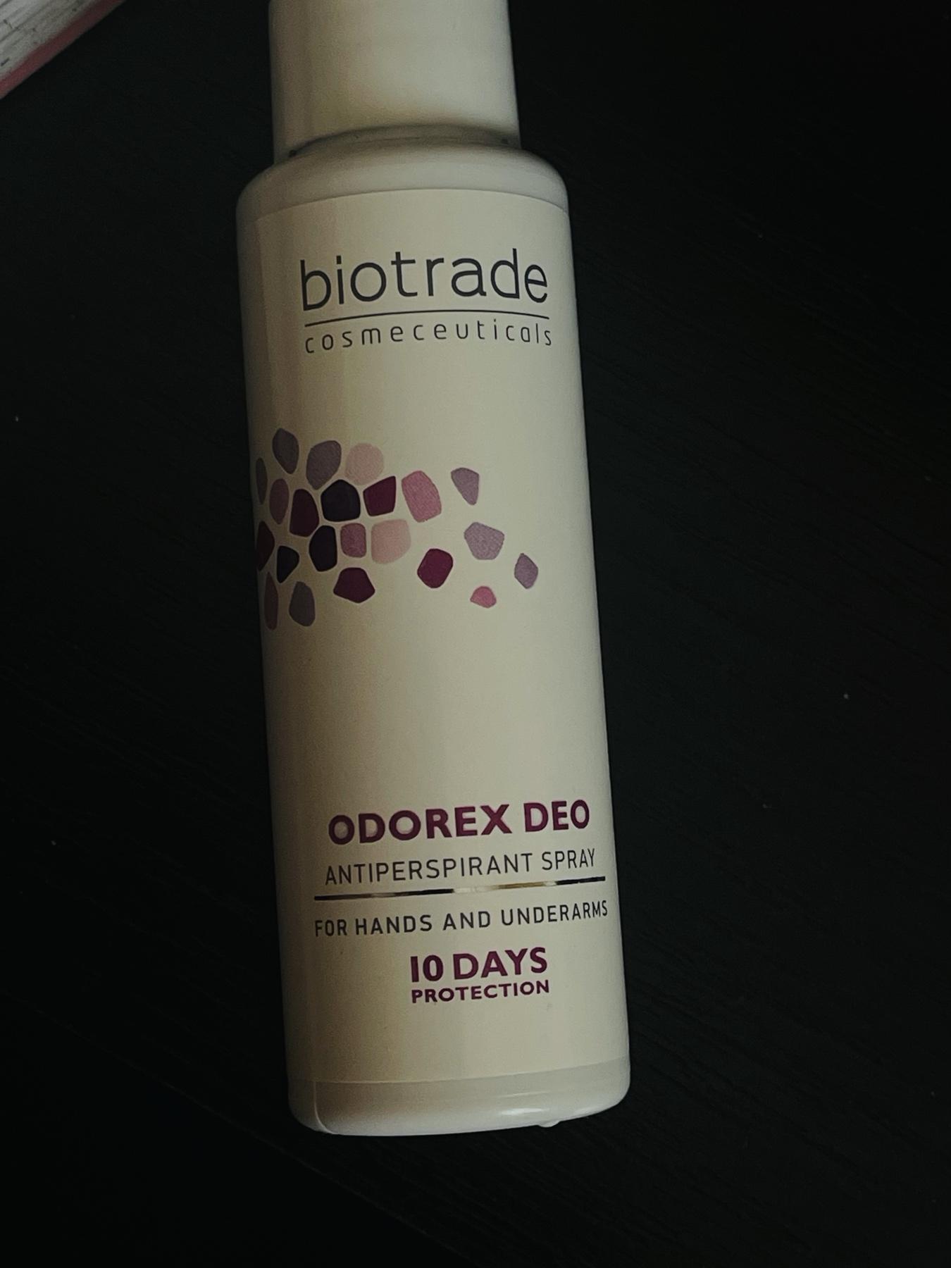 Спрей против потоотделения под мышками Biotrade ODOREX DEO 40 мл (19481203) в реальных условиях использования от пользователя Юрій.