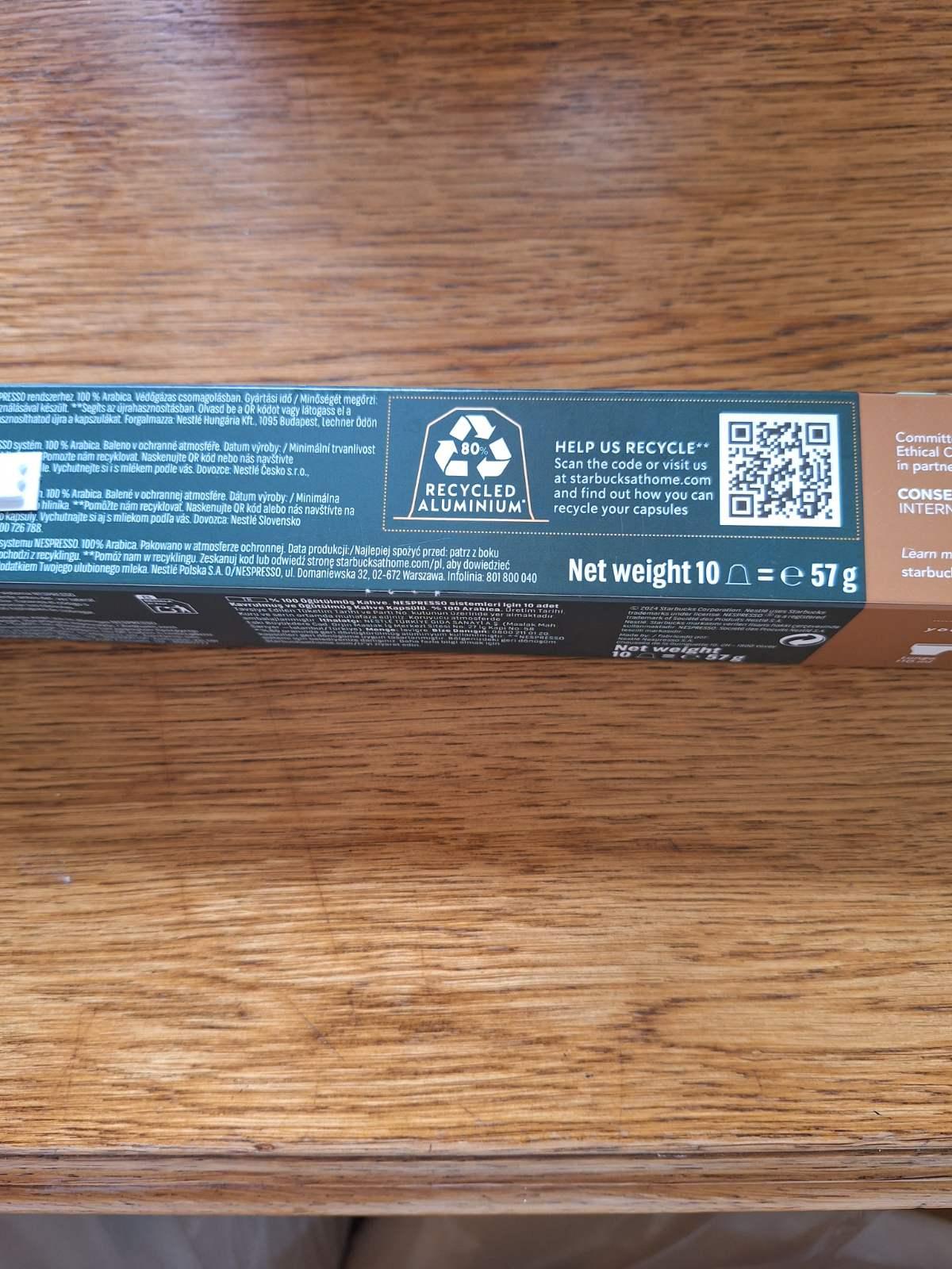 Фото: Кава в капсулах STARBUCKS Nespresso House Blend 10 шт., надіслане користувачем Олена Кава в капсулах STARBUCKS Nespresso House Blend 10 шт. у реальних умовах використання від користувача Олена.