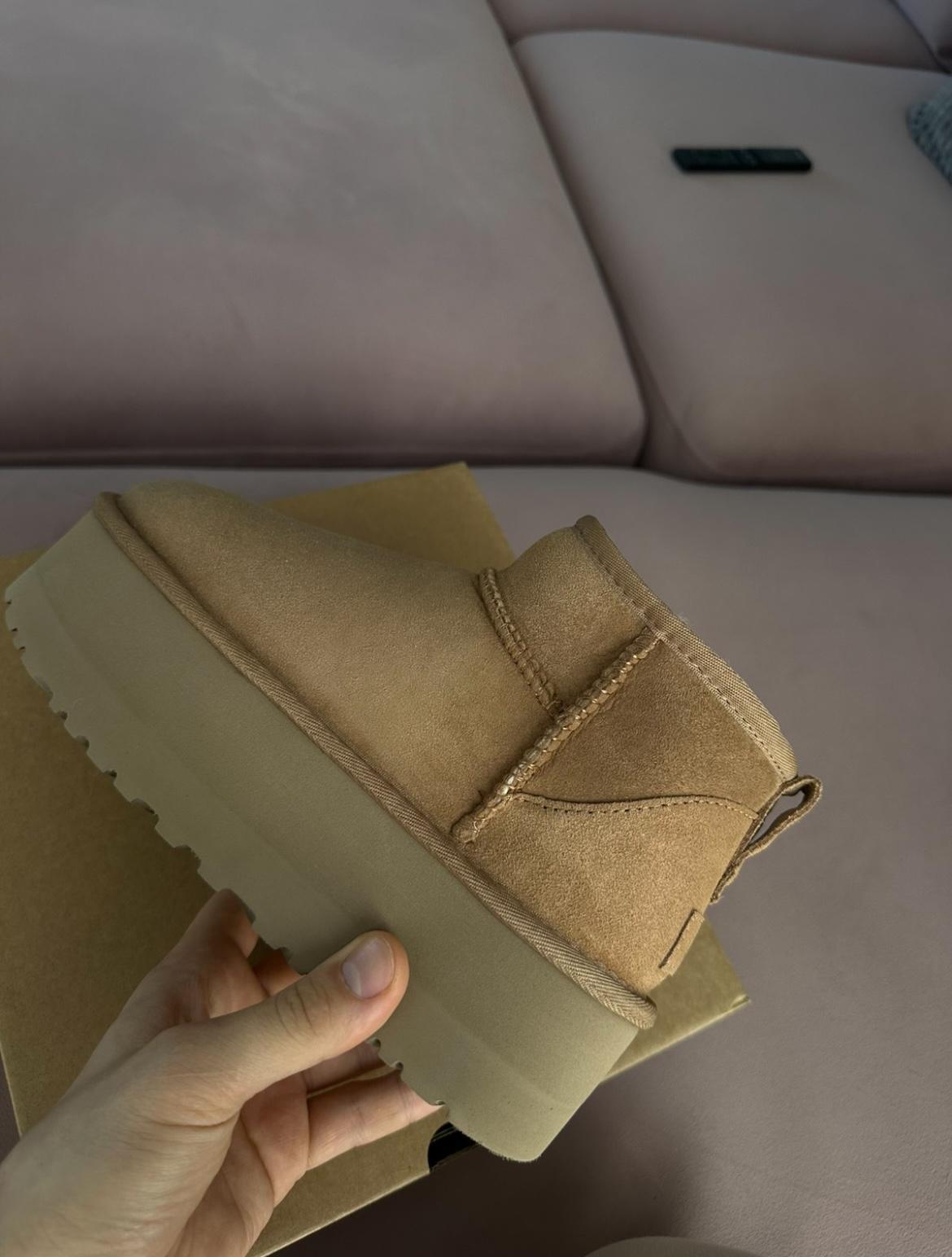 Уггі UGG Classic Ultra Mini Platform Boot Chestnut р. 37 Коричневий у реальних умовах використання від користувача Анна.