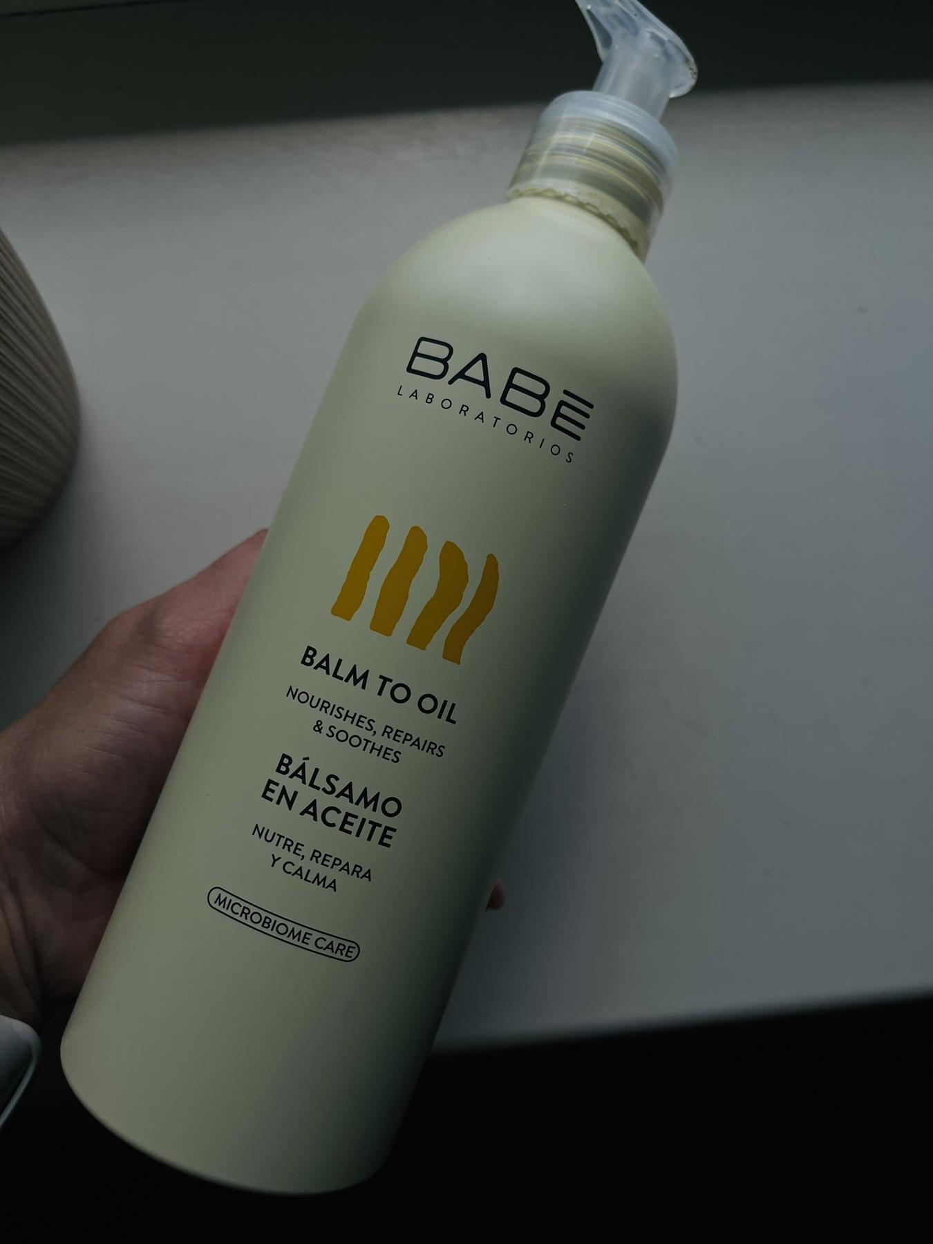 Бальзам-масло BABE Laboratorios эмолиент-трансформер 500 мл в реальных условиях использования от пользователя Ксенія.