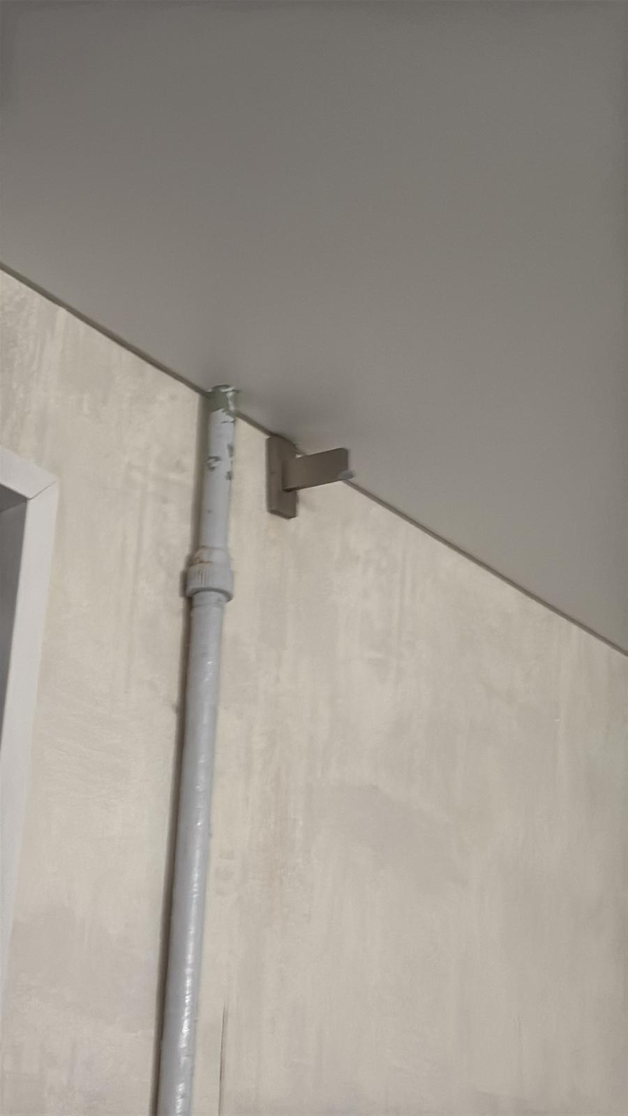 Карниз Quadrum Square line заглушка подвійна тримач 9-12 см 320 см Білий у реальних умовах використання від покупця Катерина.