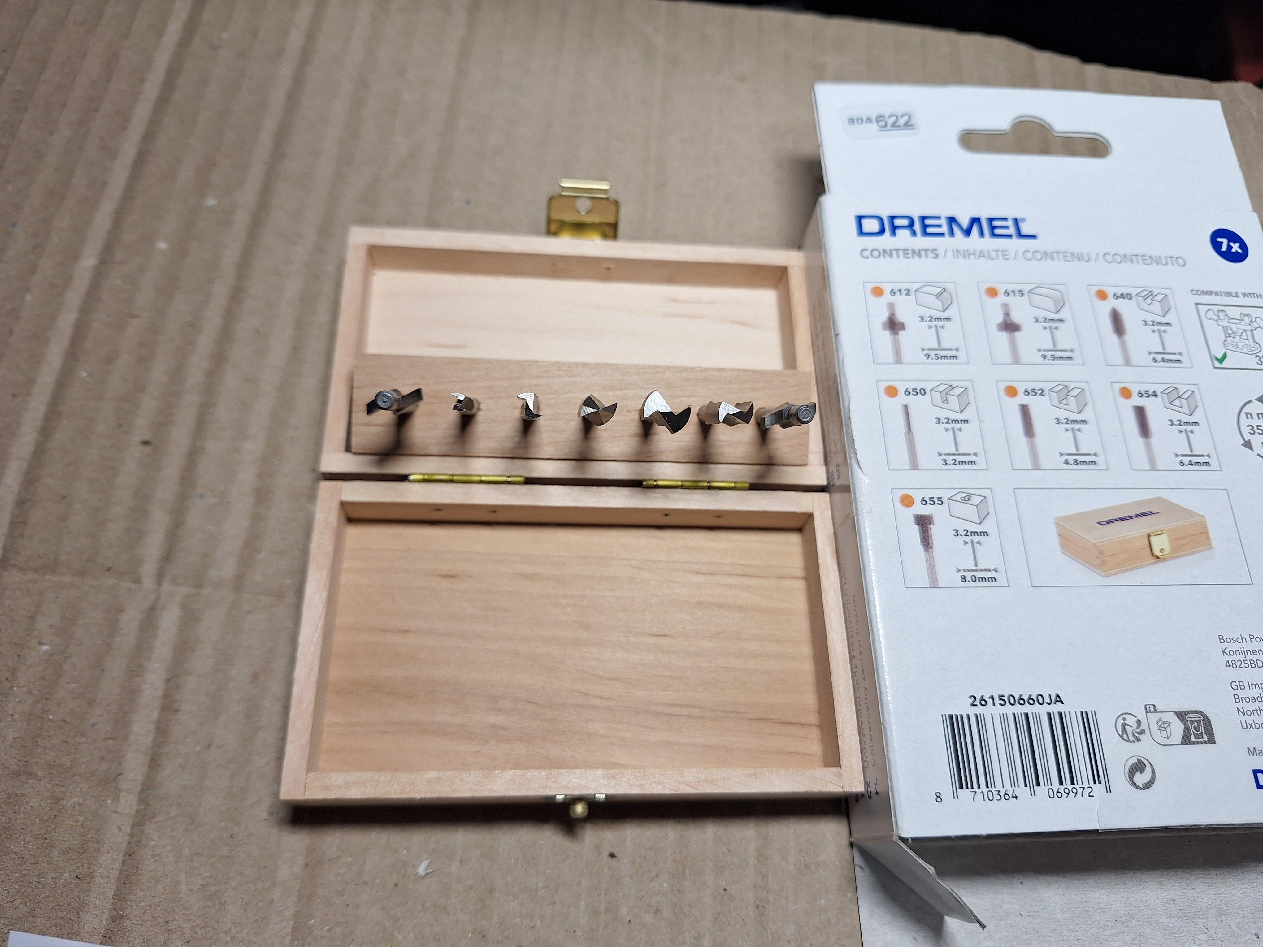 Набор фрез Dremel 7 шт. 26150660JA в реальных условиях использования от пользователя Сергій.