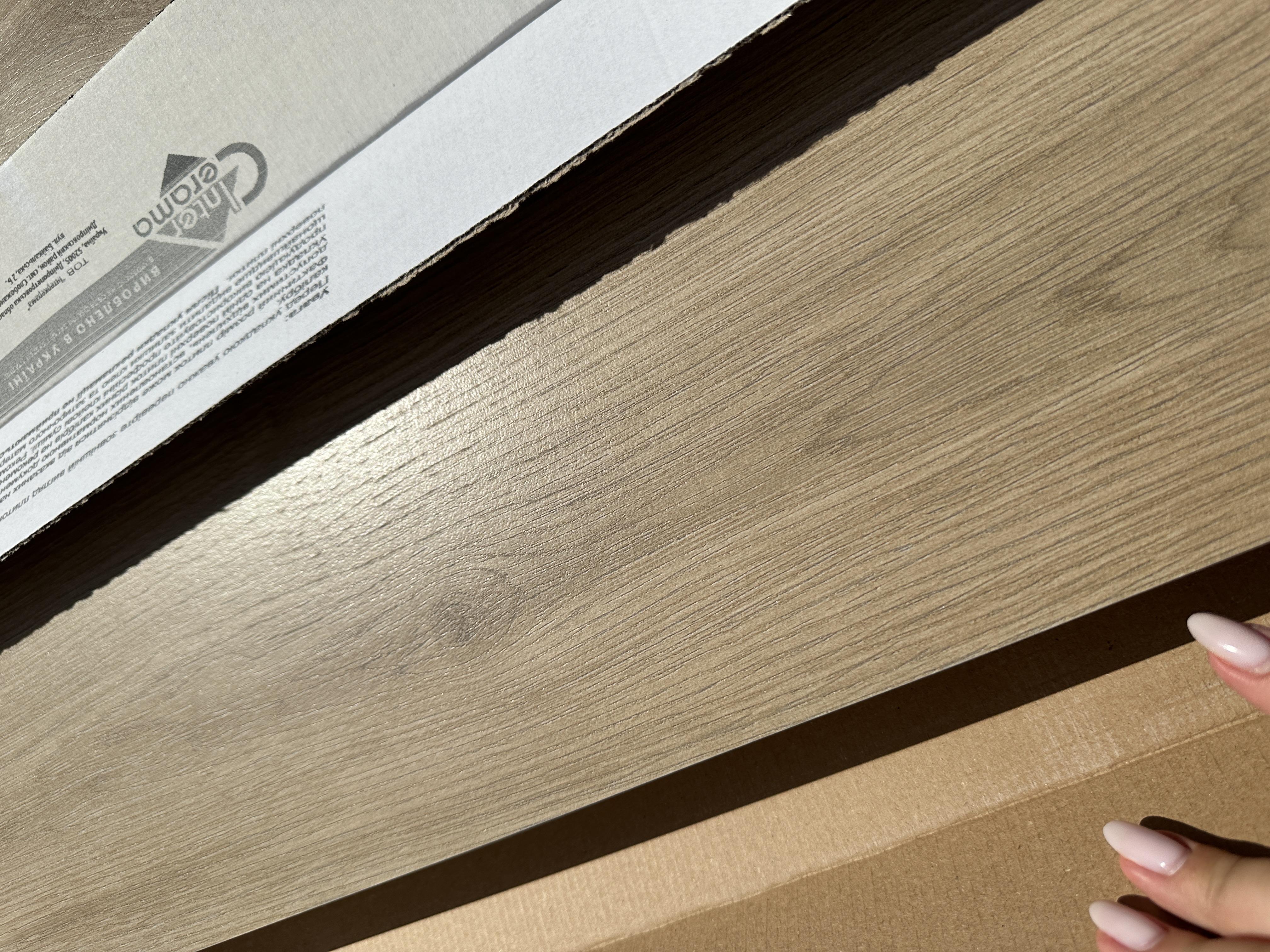 Плитка INTER GRES Napoli коричневий світлий 20x120 /124 031 у реальних умовах використання від покупця Оксана.