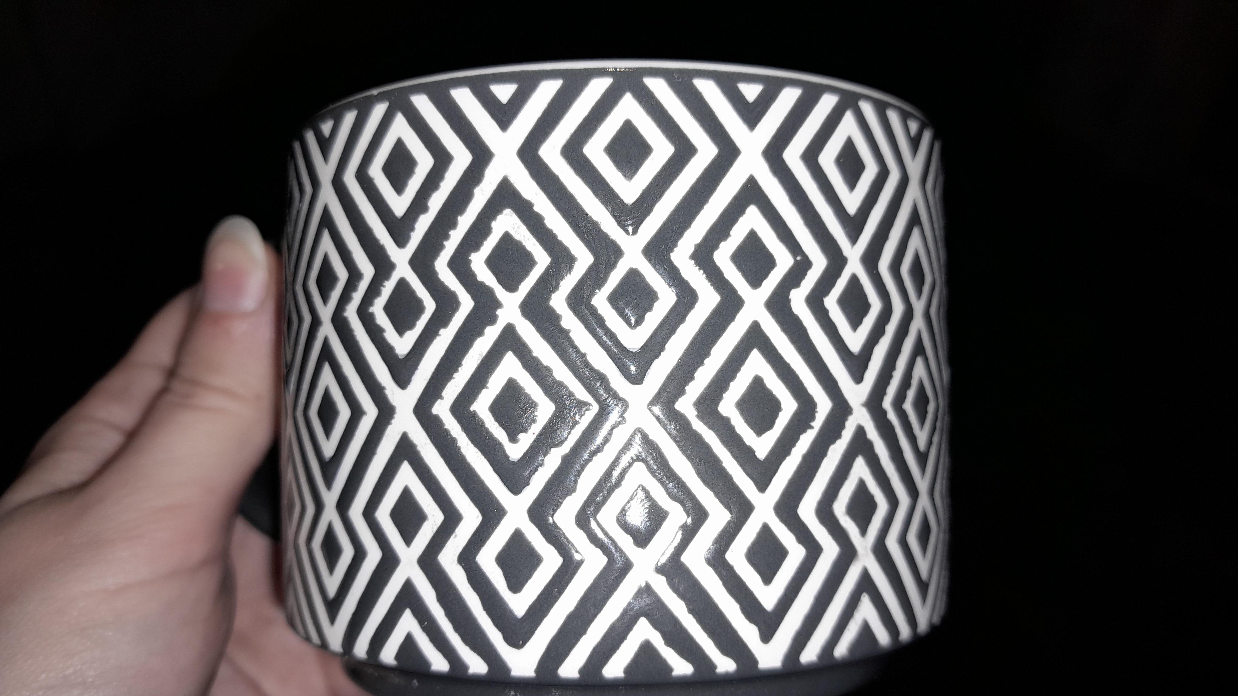 Чашка ARDESTO Weaving F 330 мл фарфор бело-черная AR3473F в реальных условиях использования от пользователя дарина.