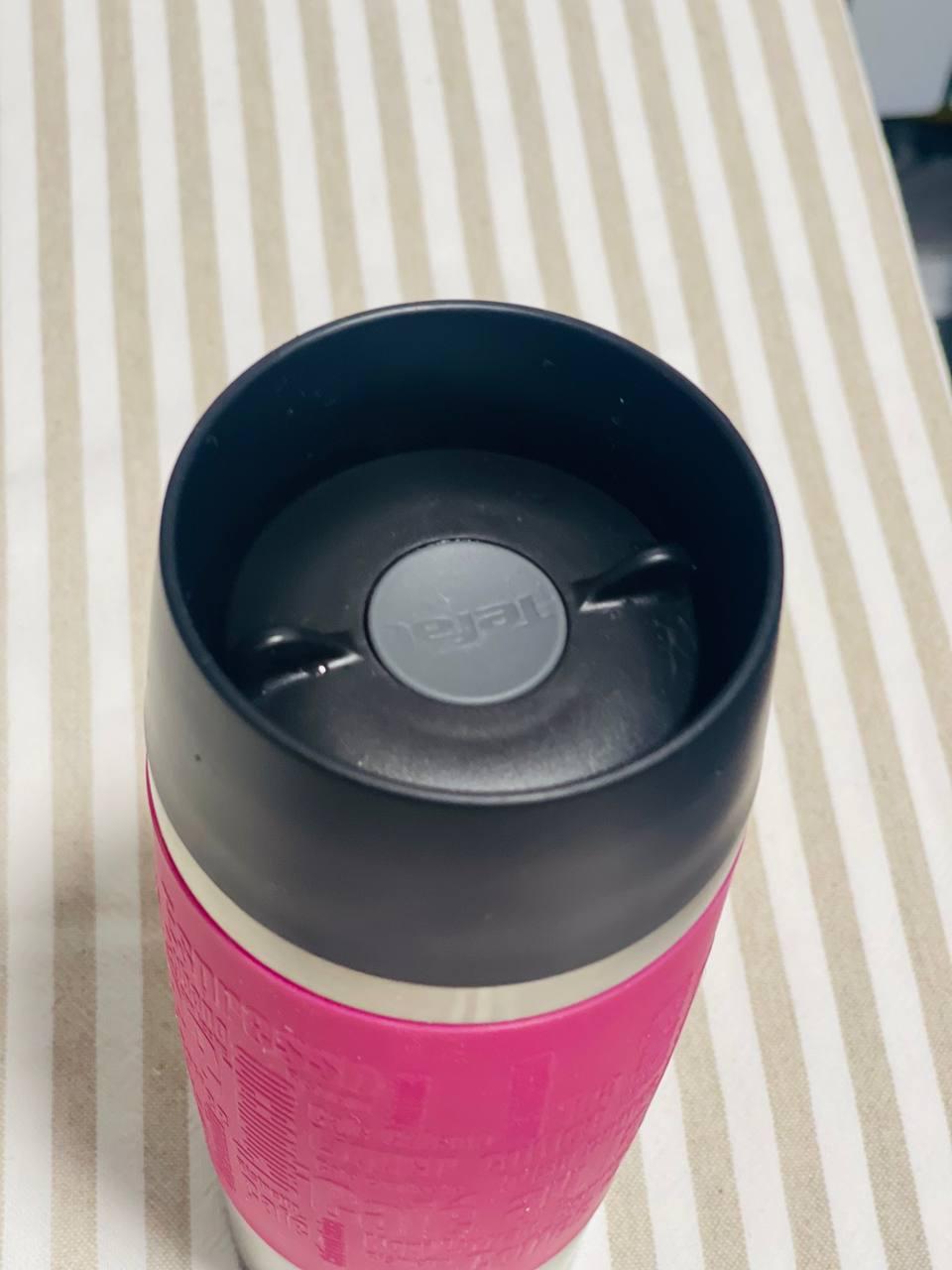 Фото: Термочашка Tefal Travel Mug Fun 0,36 л K3087114, отправлено пользователем Альона Лужна Термочашка Tefal Travel Mug Fun 0,36 л K3087114 в реальных условиях использования от пользователя Альона Лужна.