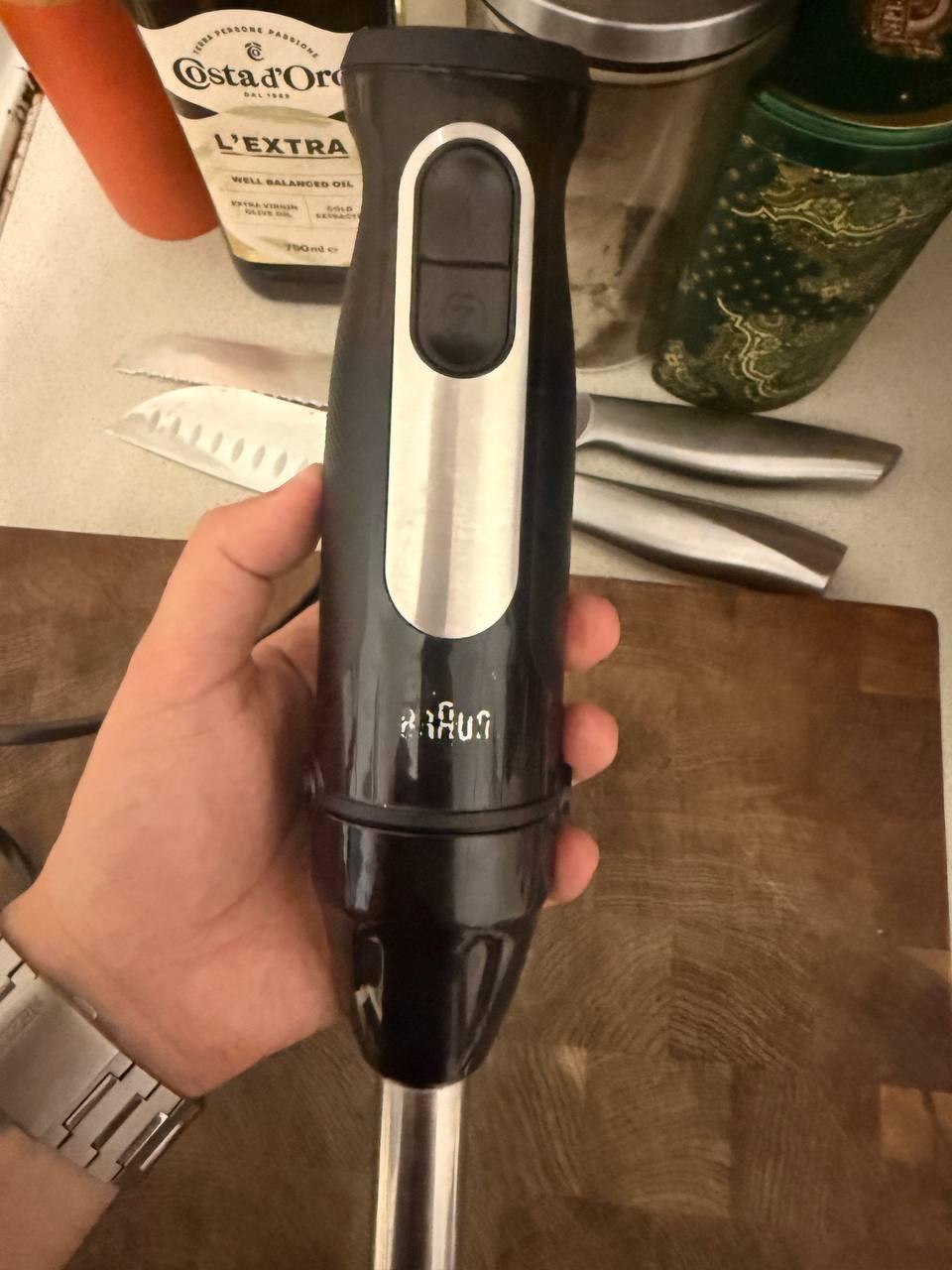 Блендер ручной Braun MultiQuick 5 Pro MQ55755M в реальных условиях использования от покупателя БЕРКДЖАН.