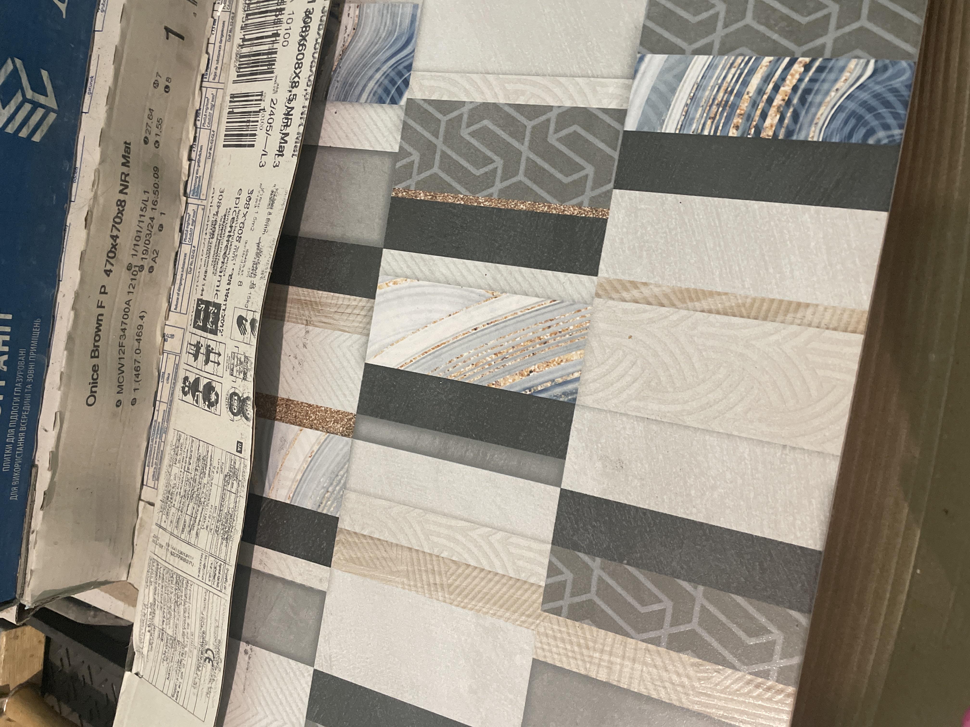 Декор Allore Group Aura Mosaic MIX W\DEC M NR Mat 30,8x60,8 см у реальних умовах використання від покупця Ганна.