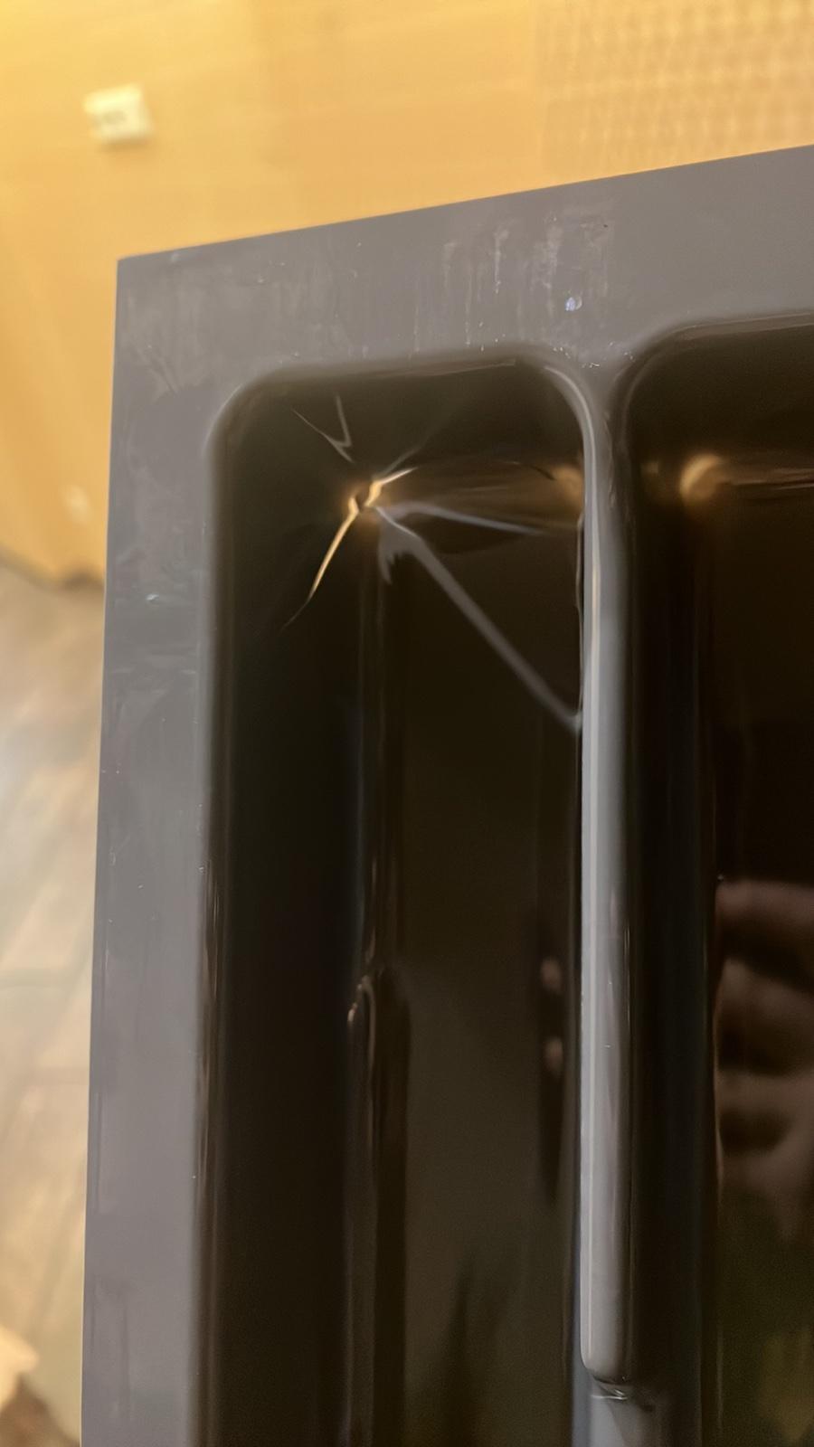 Фото: Лоток Rejs для кухонных приборов мебельный кухонный 230х490 Серый, отправлено покупателем Аліса Лоток Rejs для кухонных приборов мебельный кухонный 230х490 Серый в реальных условиях использования от покупателя Аліса.