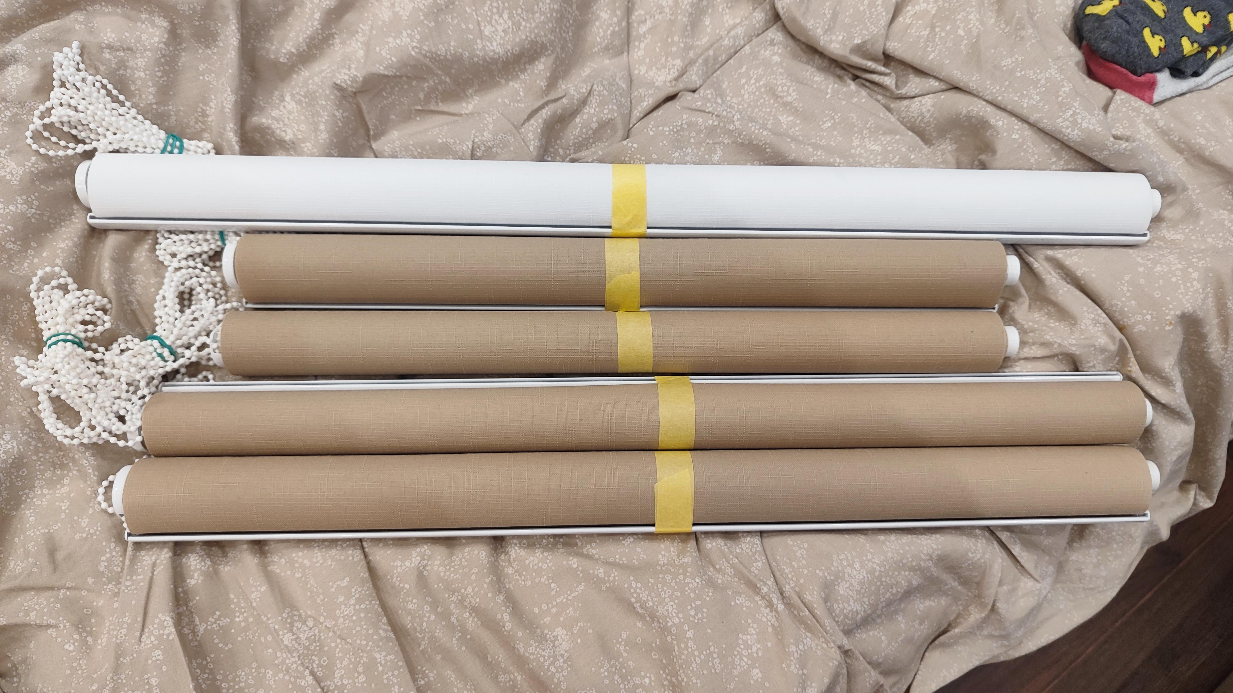 Ролета тканинна NewTex Льон 43х165 см Бежевий (881) у реальних умовах використання від покупця Вікторія.