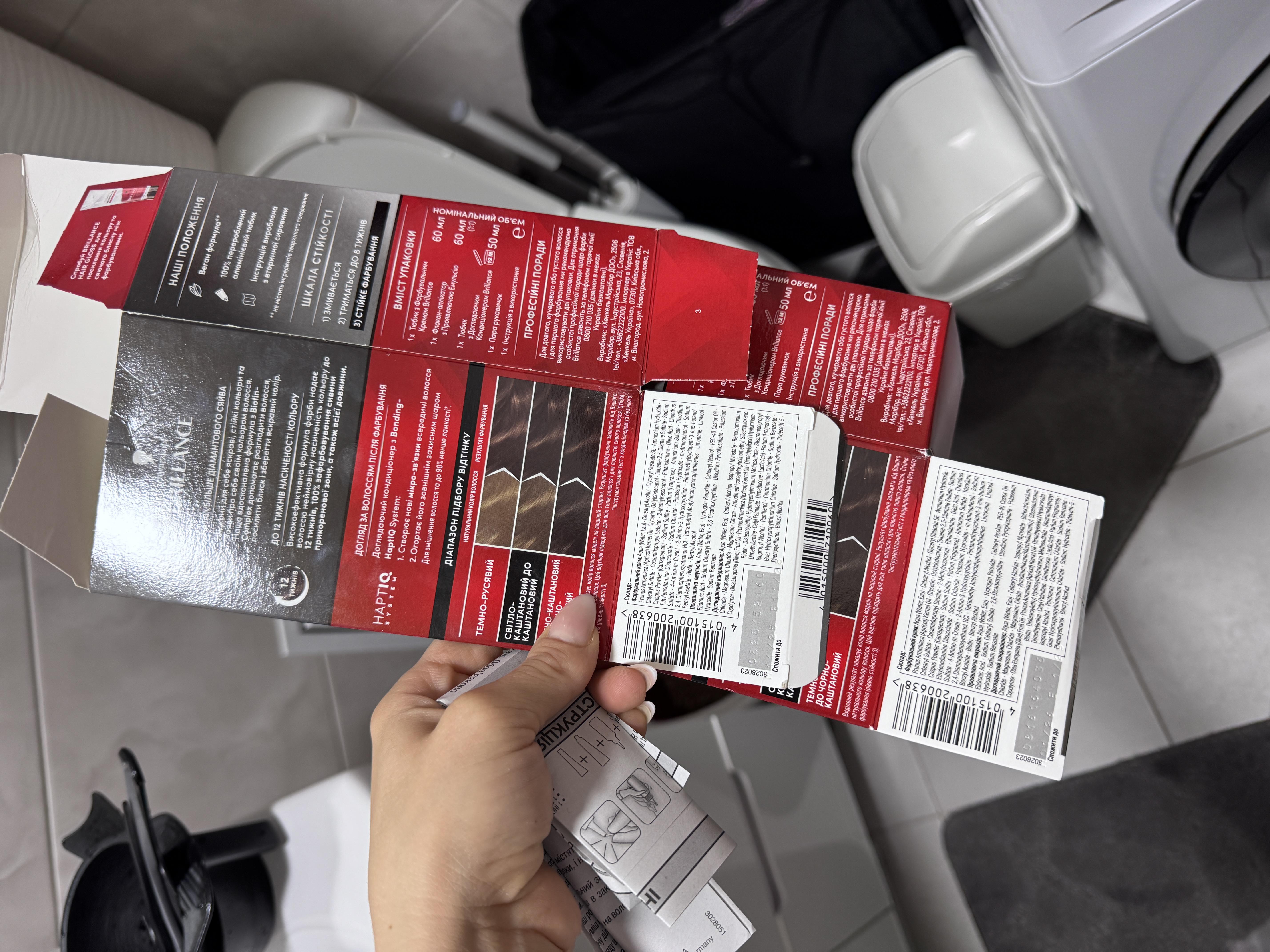 Крем-краска для волос Schwarzkopf Brillance №842 куба жаркая ночь 142,5 мл в реальных условиях использования от пользователя Вікторія.
