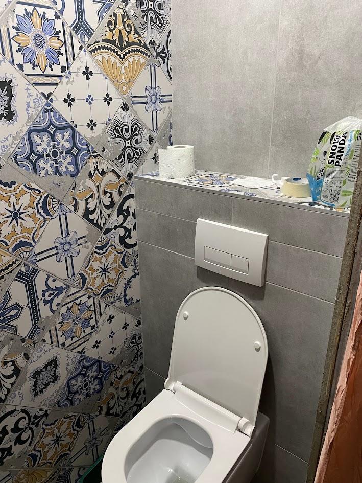Плитка Golden Tile Beton Art grey BA2580 60х60 см в реальных условиях использования от покупателя Игорь.