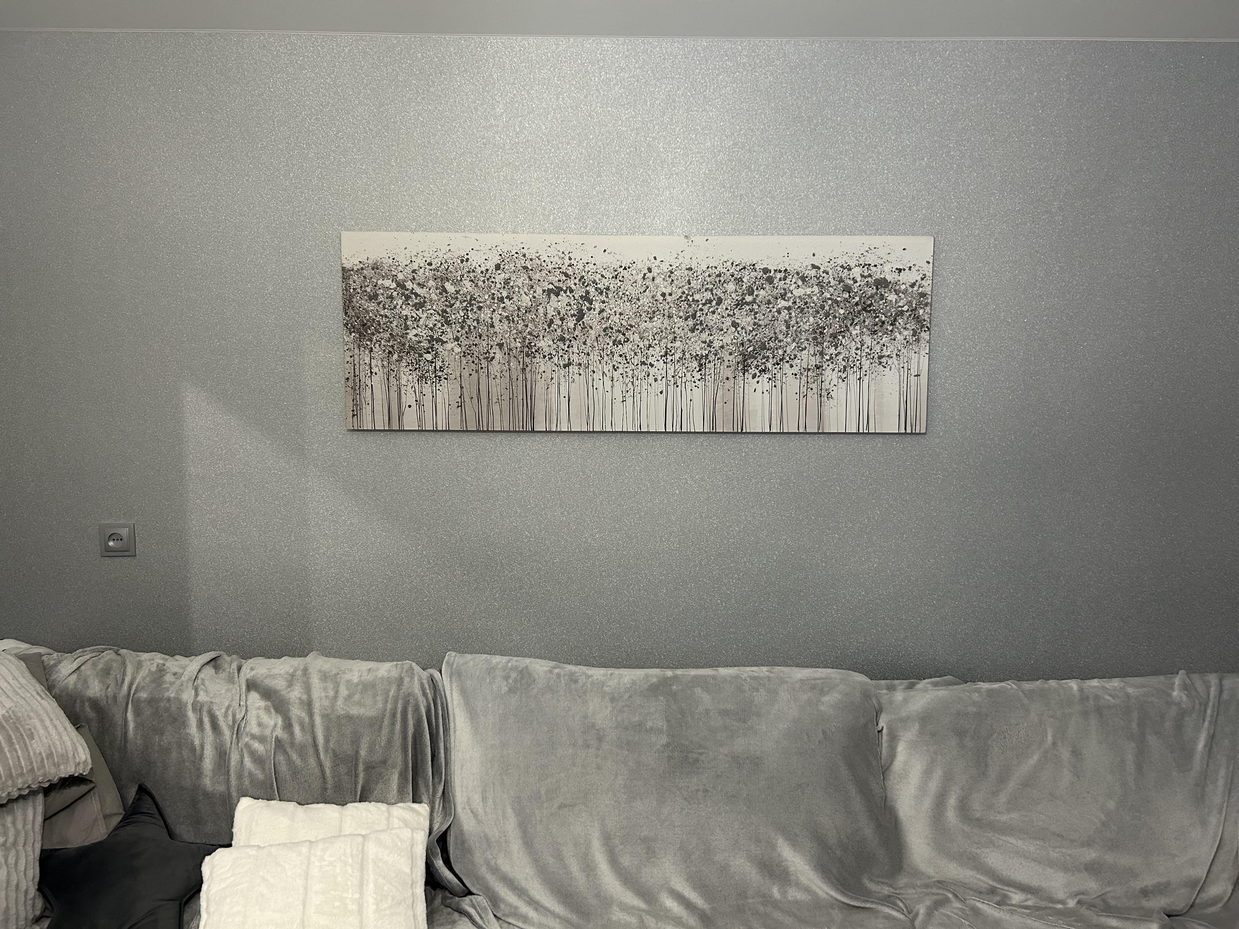Картина Silver Forest рельефный рисунок 150x50 см Sensio GF-W100195 в реальных условиях использования от покупателя Ольга.