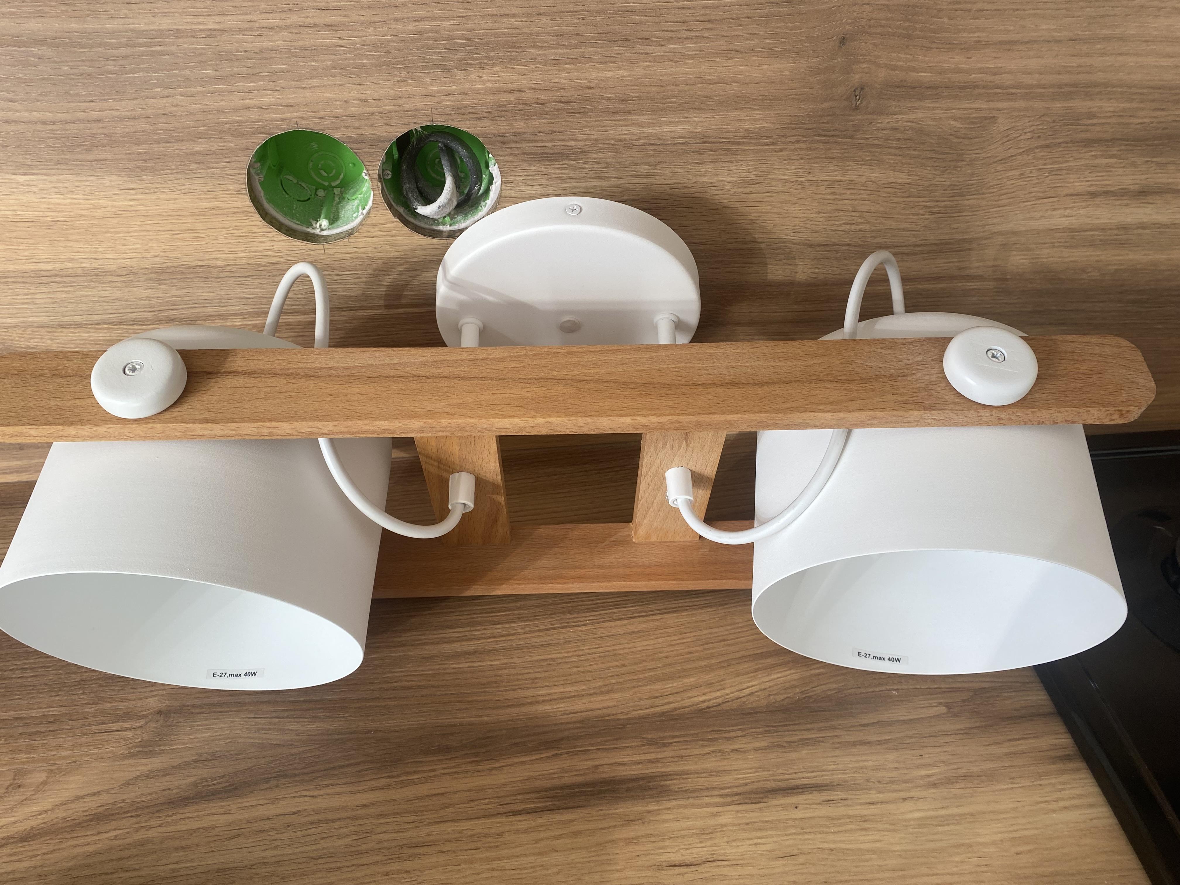 Люстра подвесная LIGHT SET KONVALIA RL 160 2x/E27 белый/дерево в реальных условиях использования от пользователя Ірина.