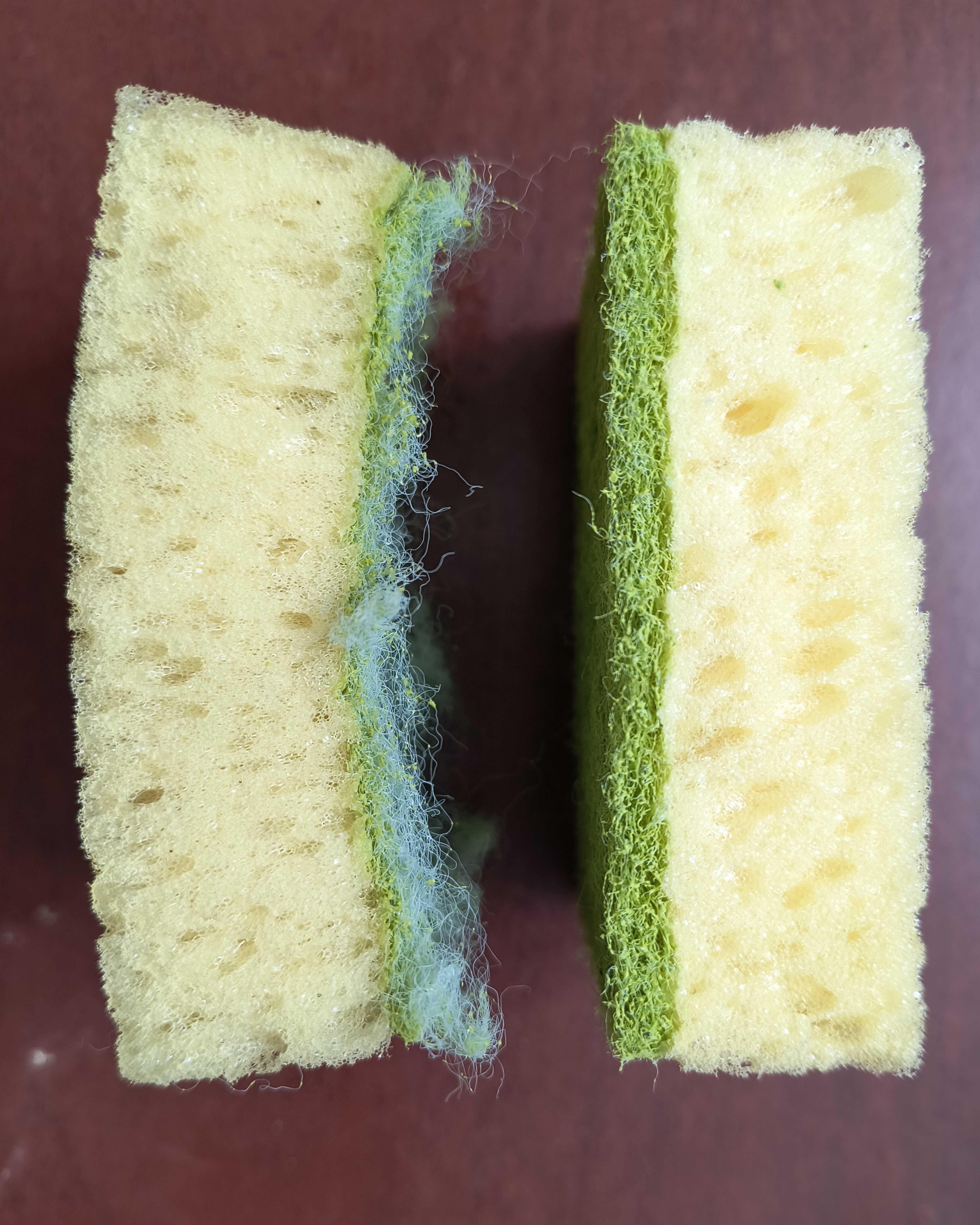 Губка для посуды Vortеx для кухни 10 шт. в реальных условиях использования от покупателя Христина.