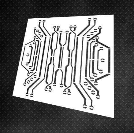 Трафарет многоразовый DFA Лофт 13 для штукатурки и краски (L00013)