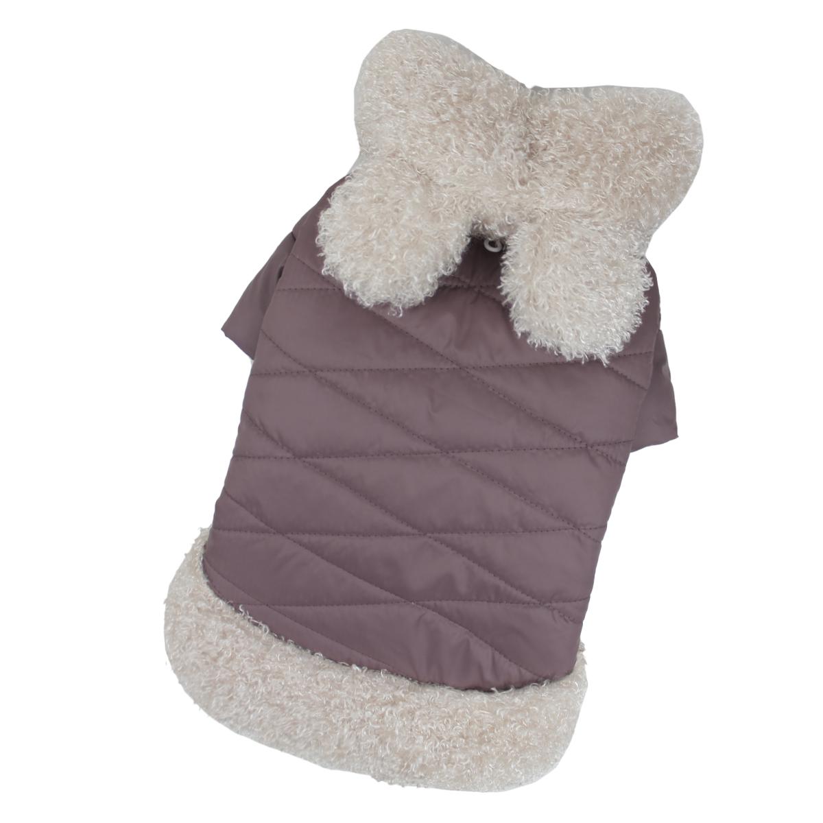 Куртка для собак девочек с мехом K-29 р. 4 Лиловый (70578885)