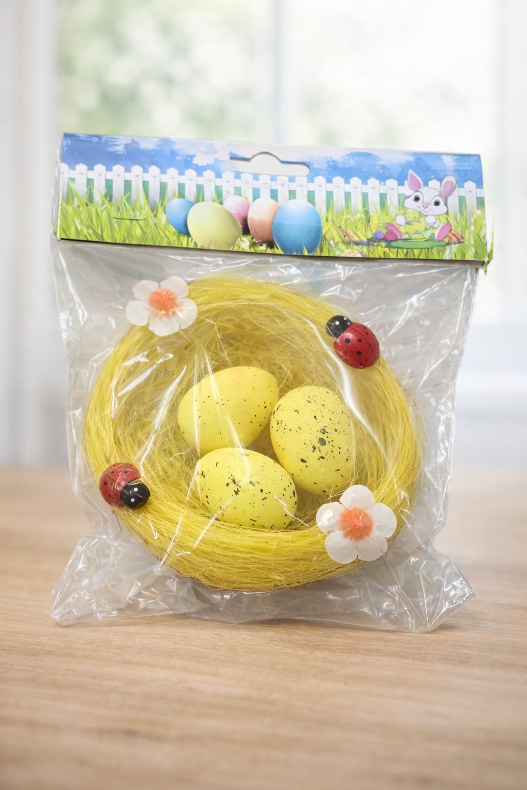 Пасхальный декор Easter nest 9х3 см (R40465) Пасхальный декор Easter nest 9х3 см (R40465)