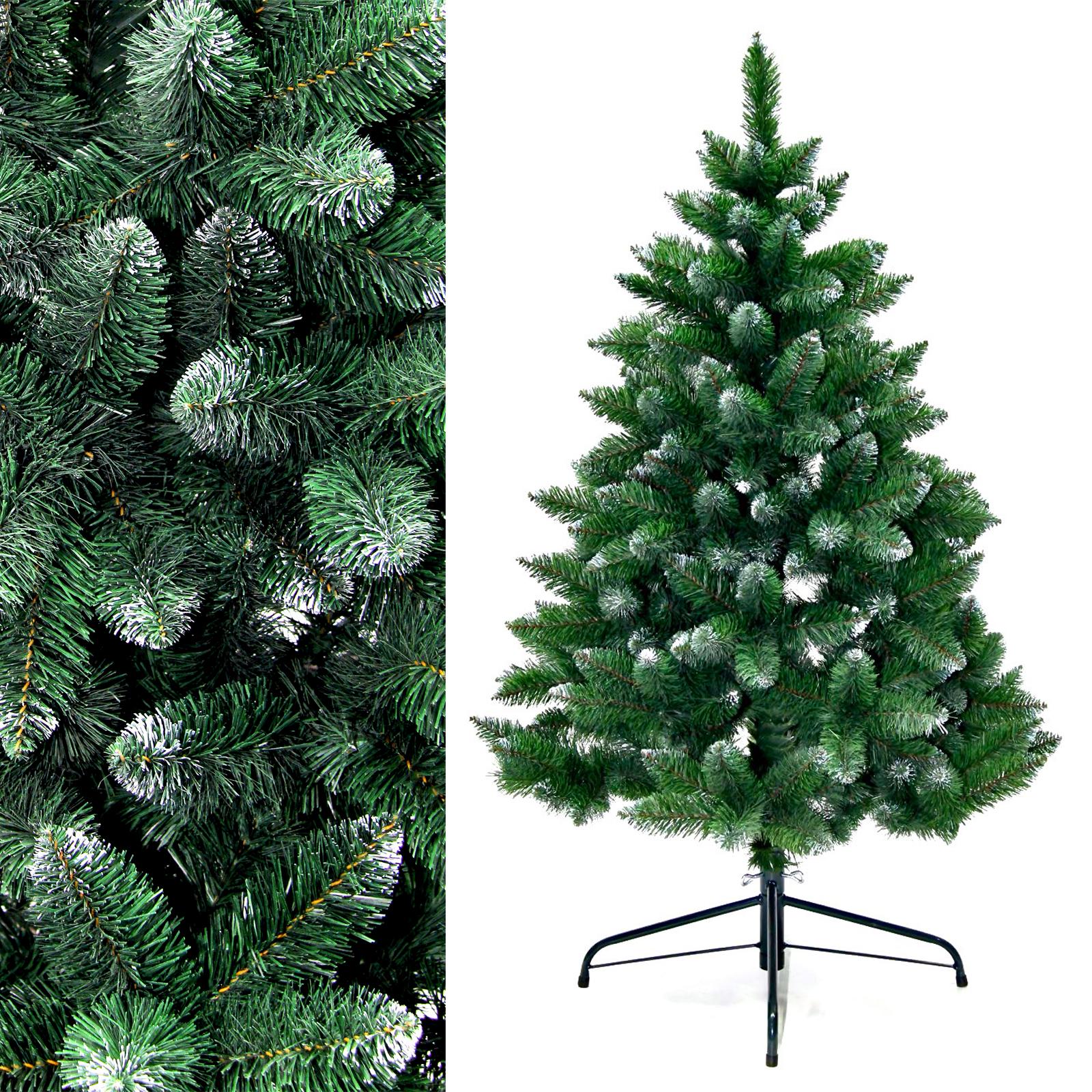 Штучна ялинка HVOYA Elegant 120 см Зелений з білими кінчиками (320/120/G)