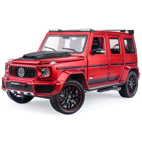 Игрушечная машинка Mercedes-Benz Brabus G800 1:24 металлическая Красный (DC24251 red)