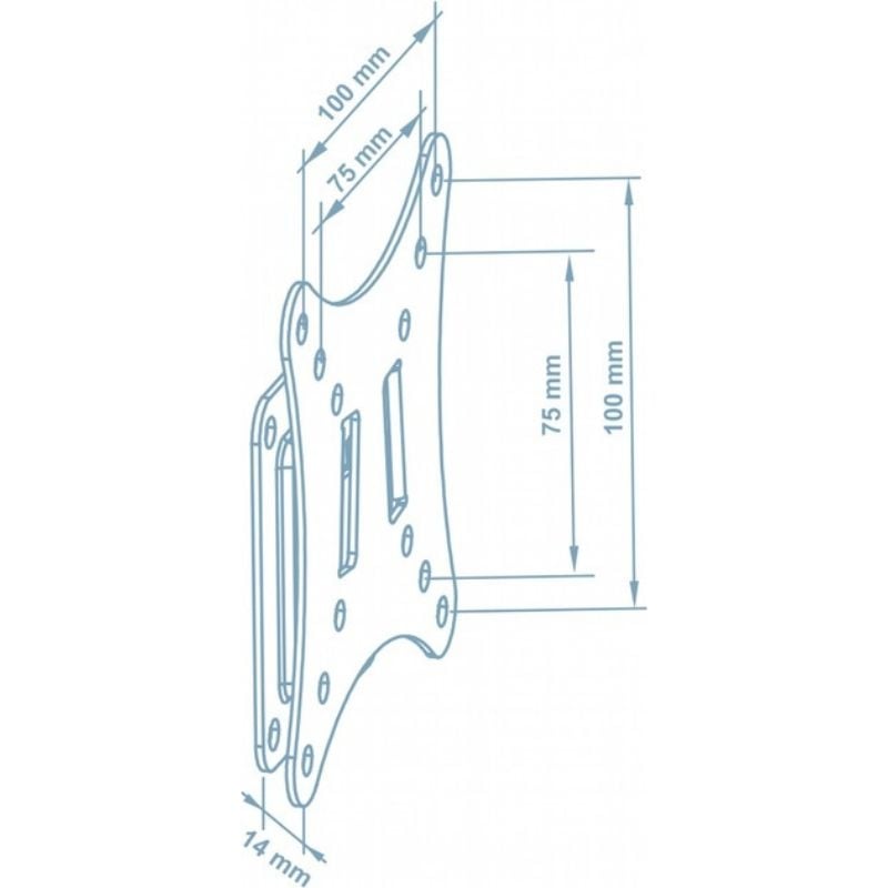 Кріплення для телевізора Walfix R-203B настінне 14-29" (tf2353) - фото 4 Кріплення для телевізора Walfix R-203B настінне 14-29" (tf2353) - фото 4