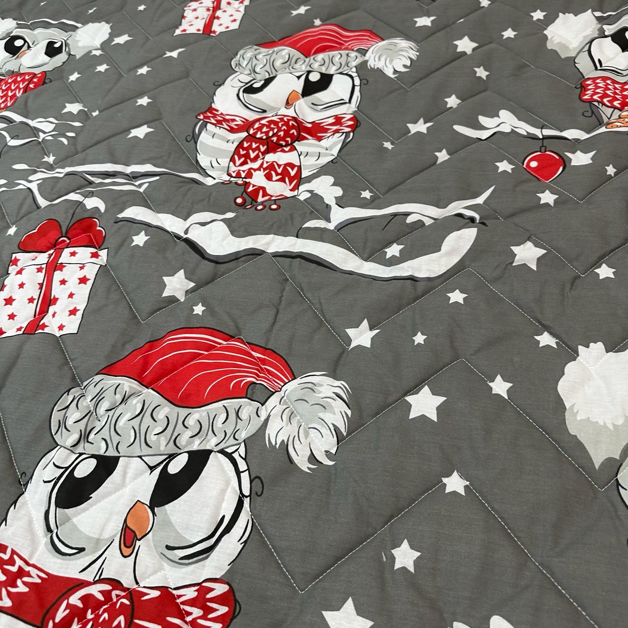 Покрывало-одеяло детское двустороннее Совы 150х210 см Серый (P-DL-5) - фото 6 Покрывало-одеяло детское двустороннее Совы 150х210 см Серый (P-DL-5) - фото 6