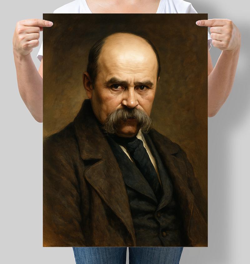 Постер Портрет Тараса Шевченка 30x42 см A3 без рамки (NU128_A3)